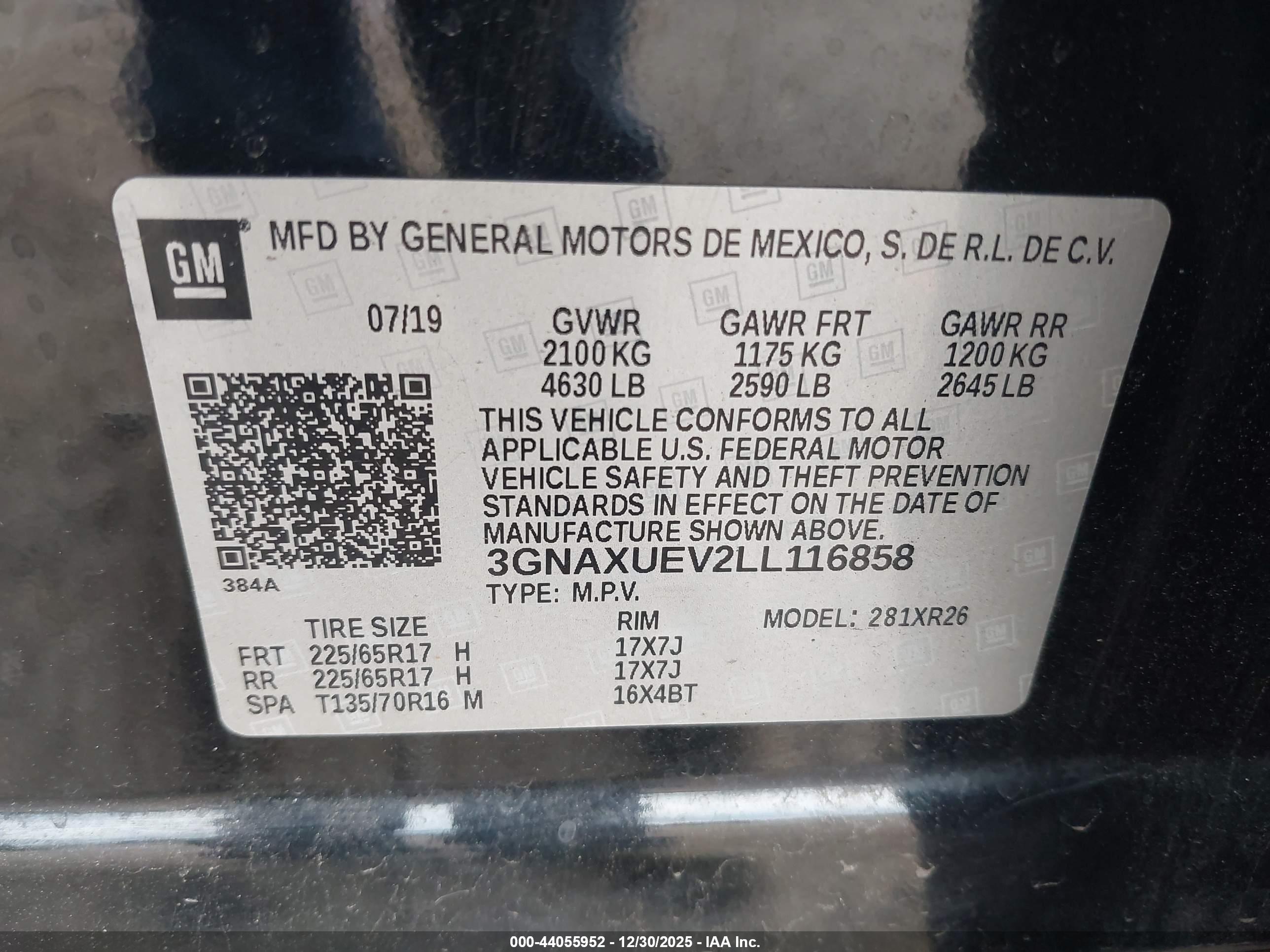 CHEVROLET EQUINOX image 9