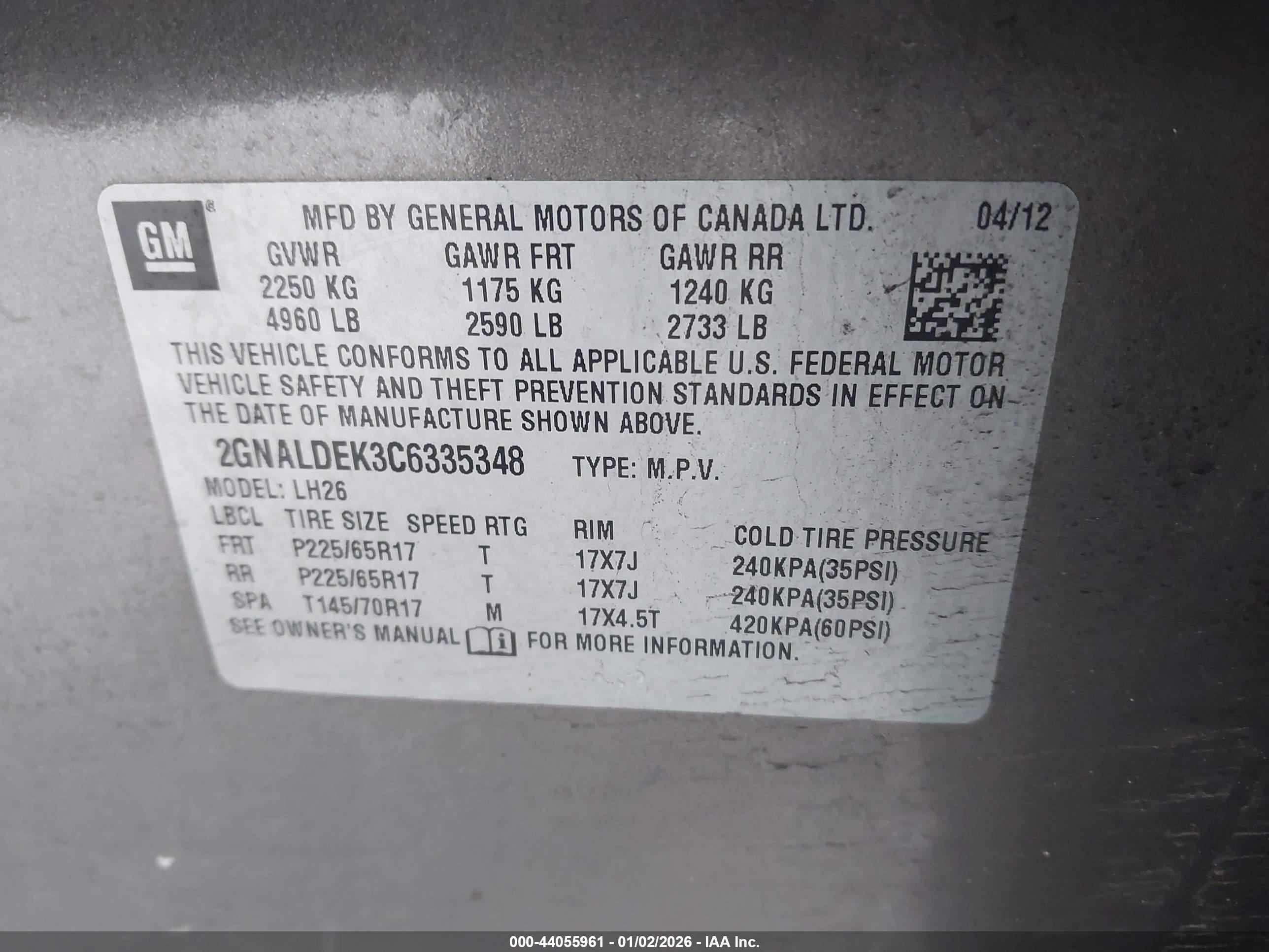 CHEVROLET EQUINOX image 9