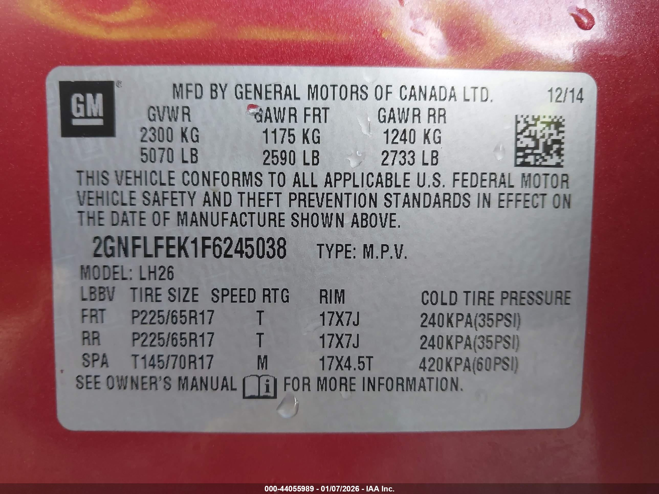 CHEVROLET EQUINOX image 9
