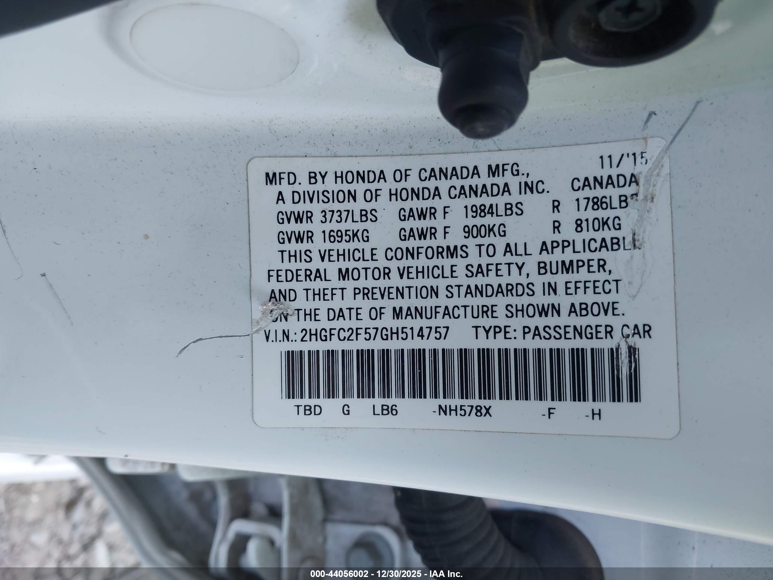 HONDA CIVIC image 9