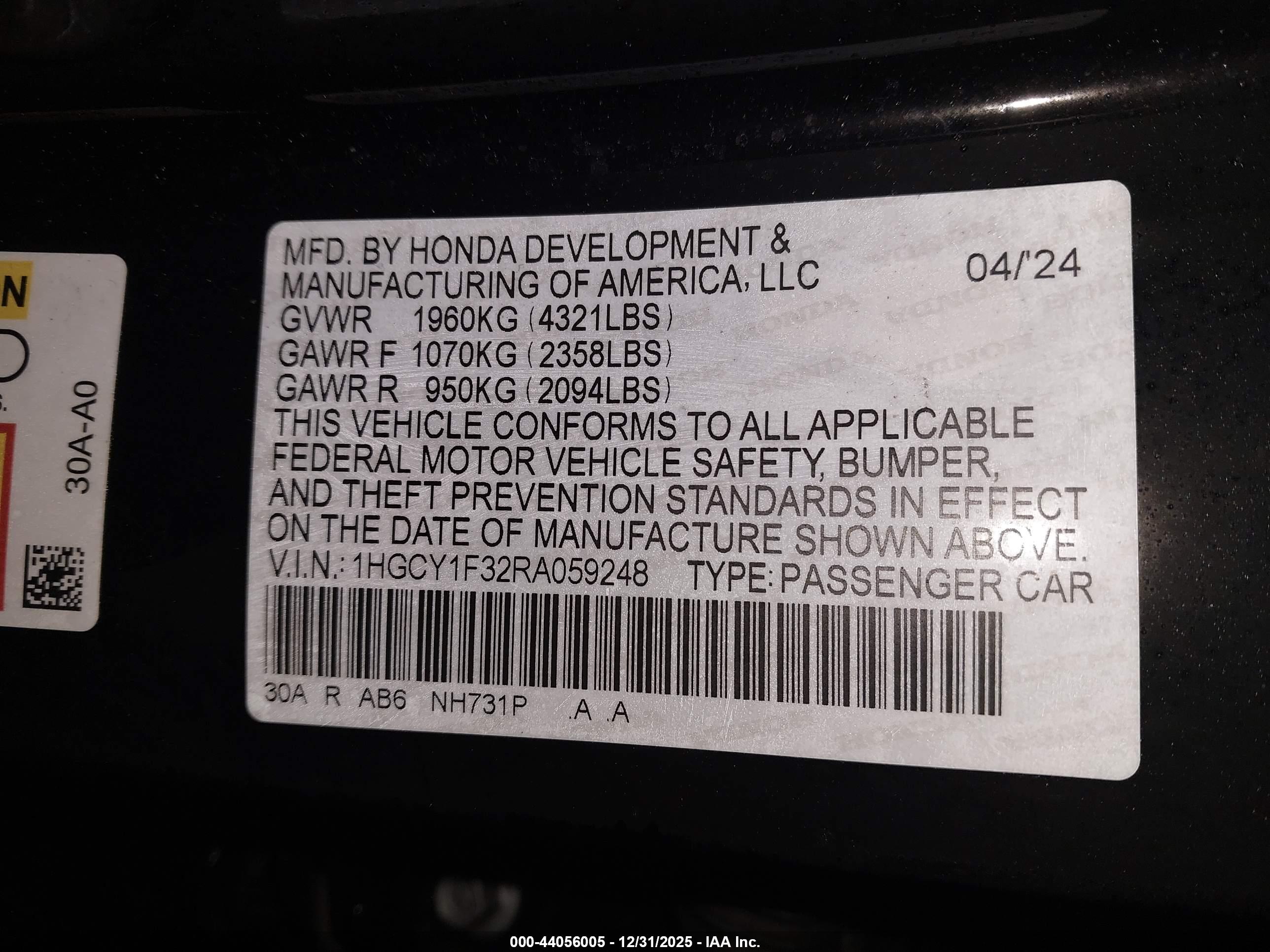 HONDA ACCORD image 9