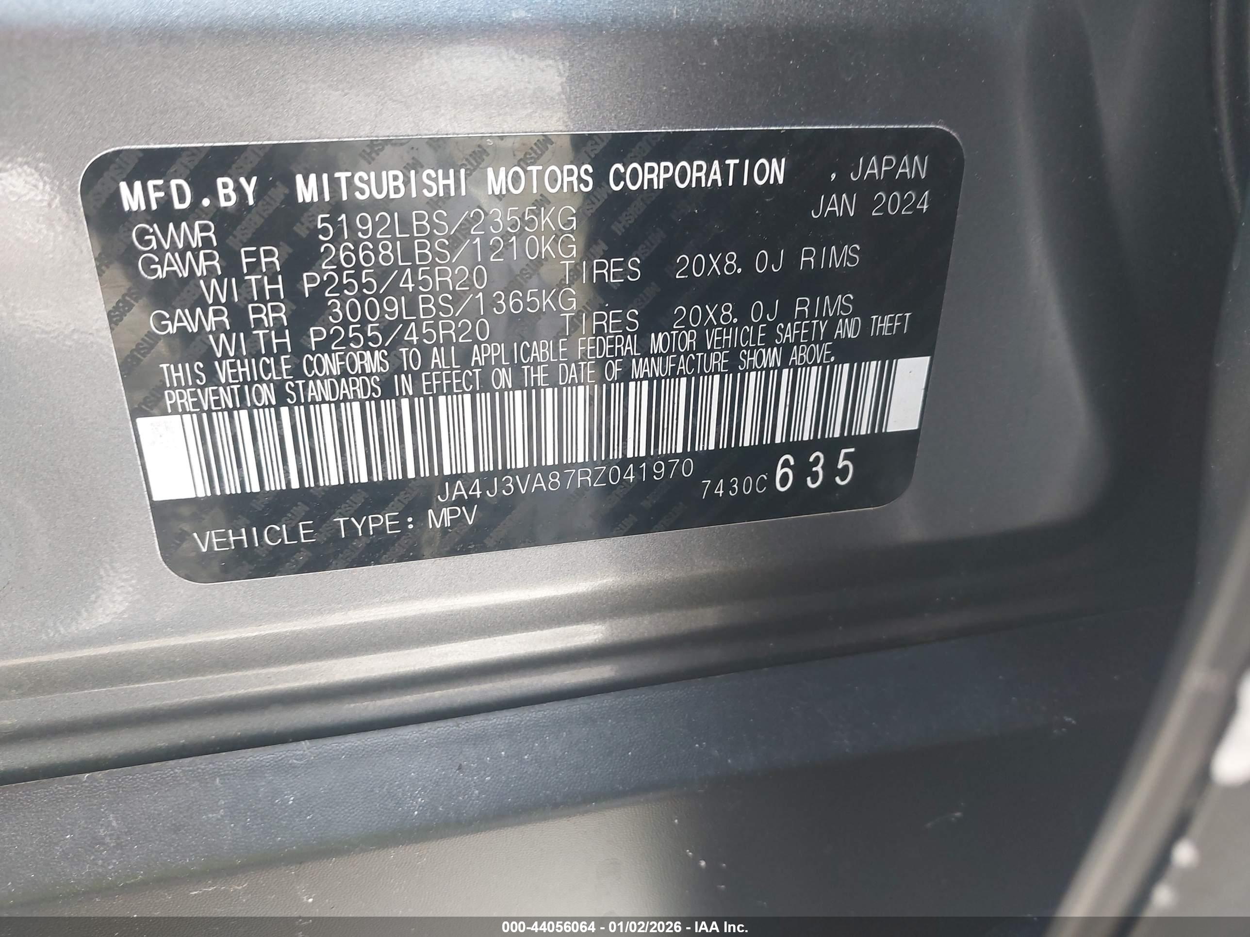 MITSUBISHI OUTLANDER image 9