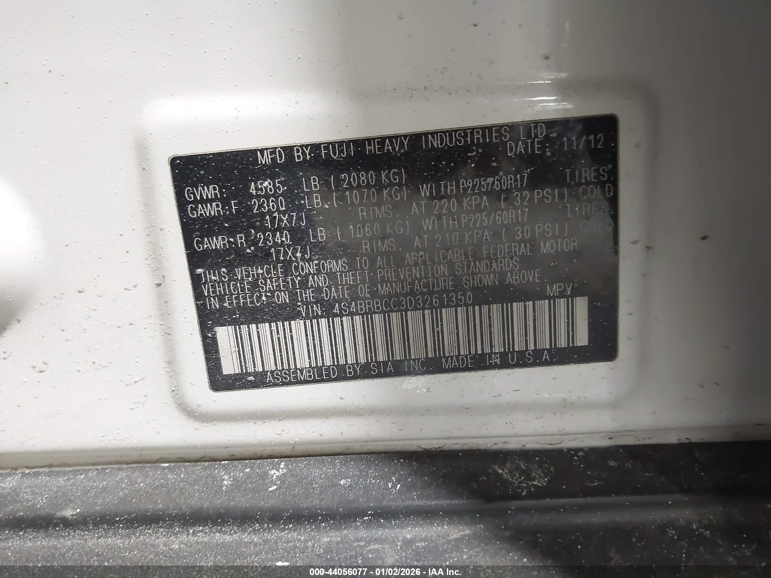SUBARU OUTBACK image 9