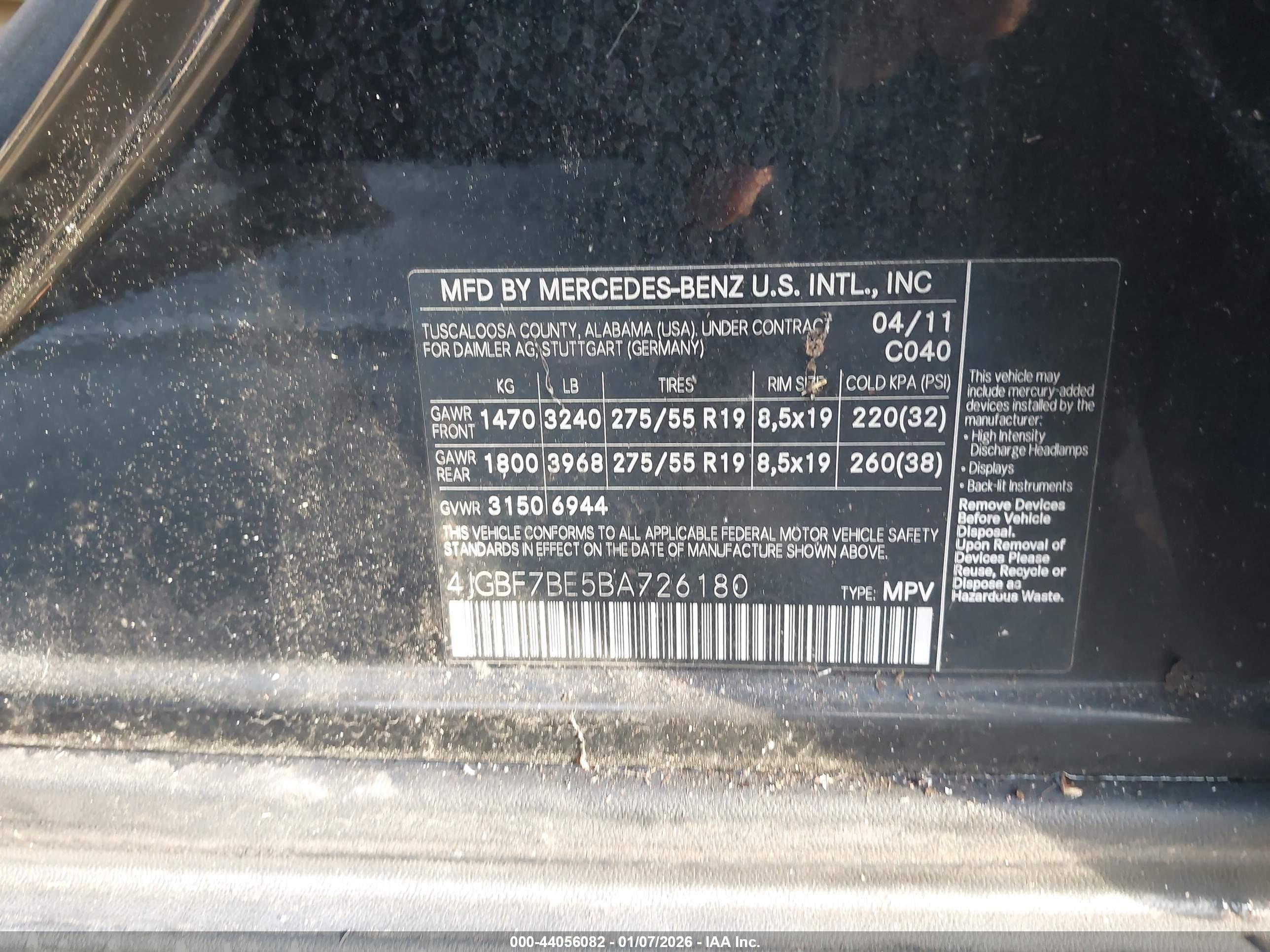 MERCEDES-BENZ GL image 9