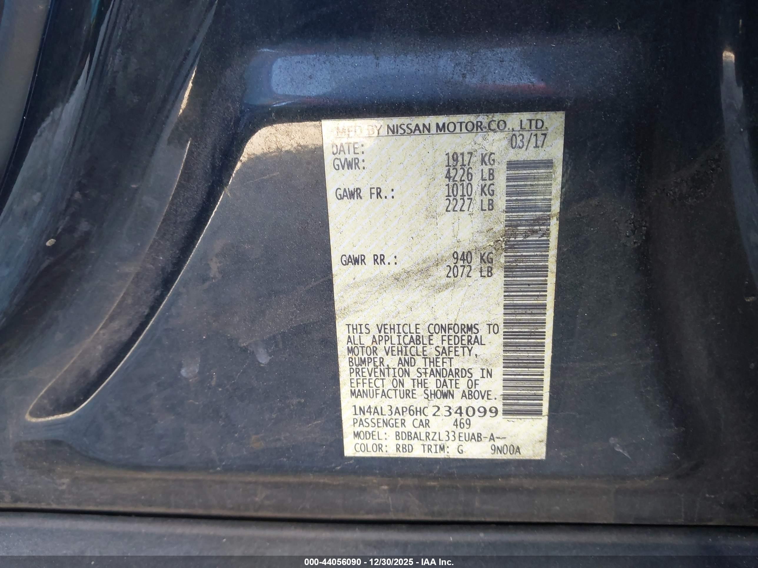 NISSAN ALTIMA image 9