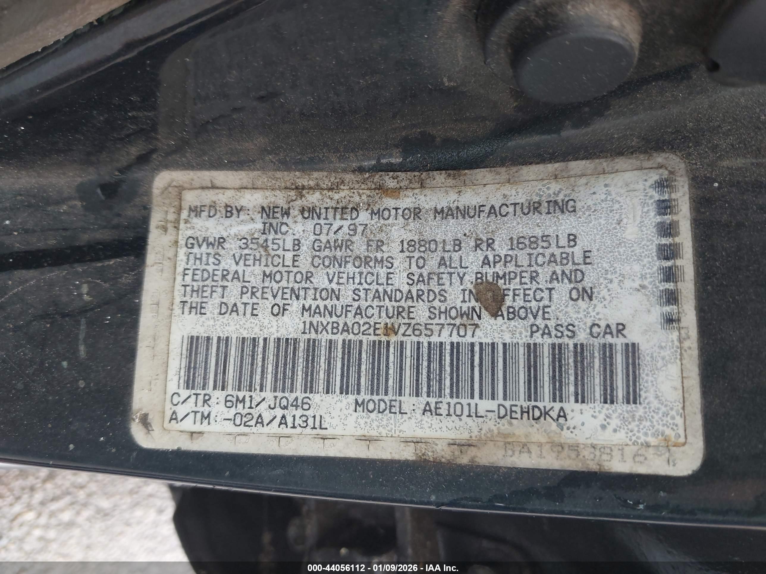 TOYOTA COROLLA image 9