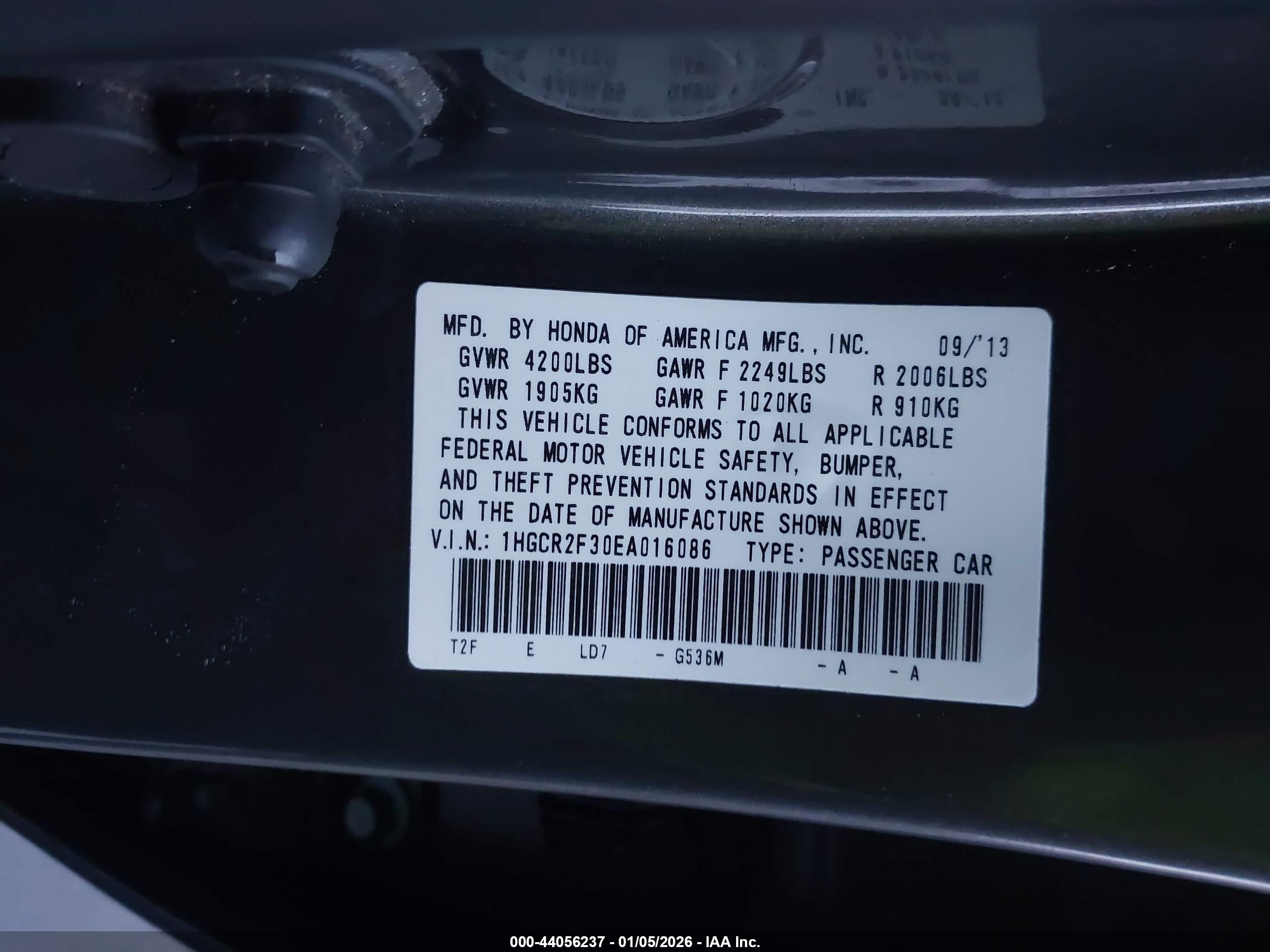 HONDA ACCORD image 9