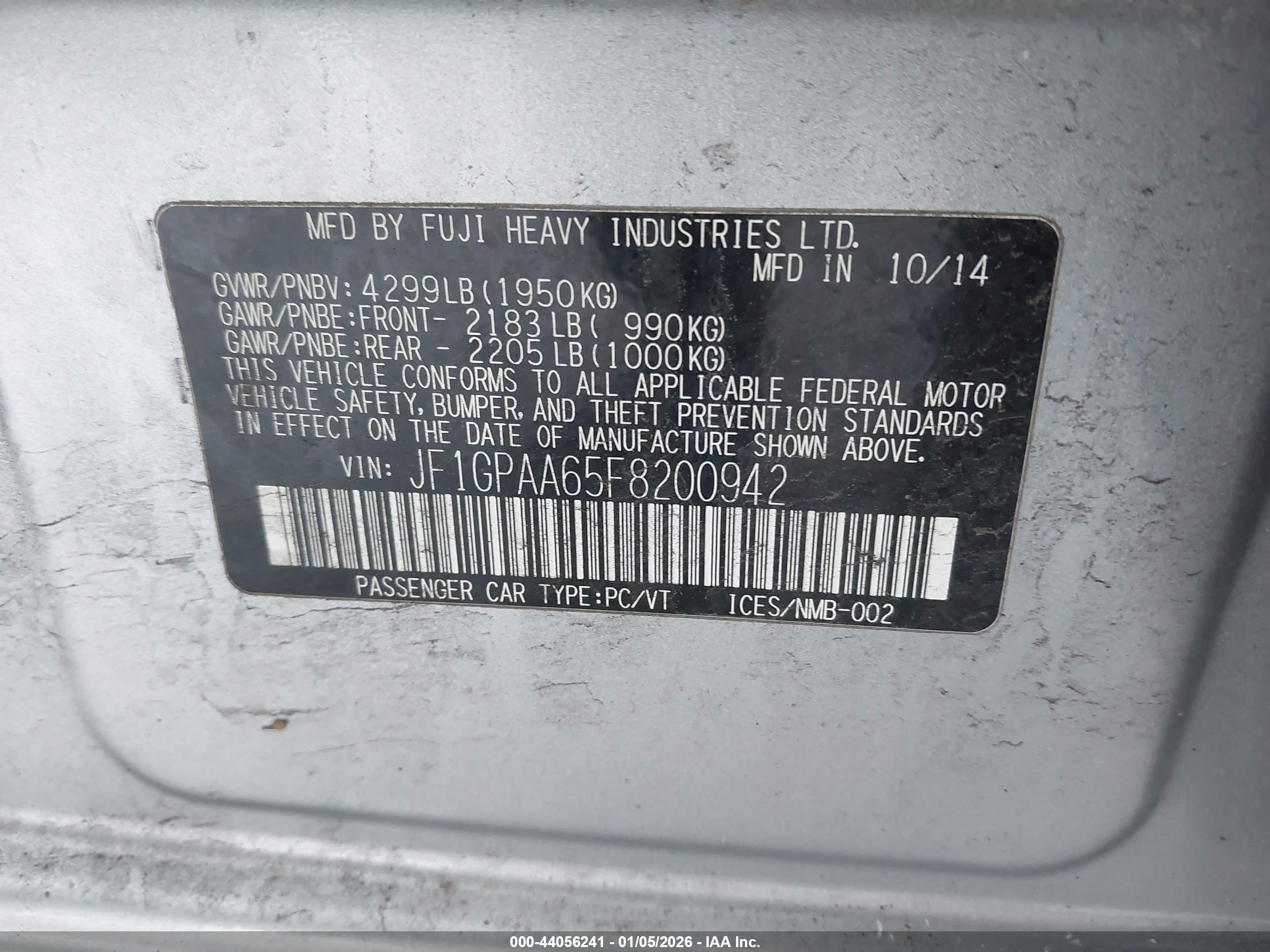 SUBARU IMPREZA image 9