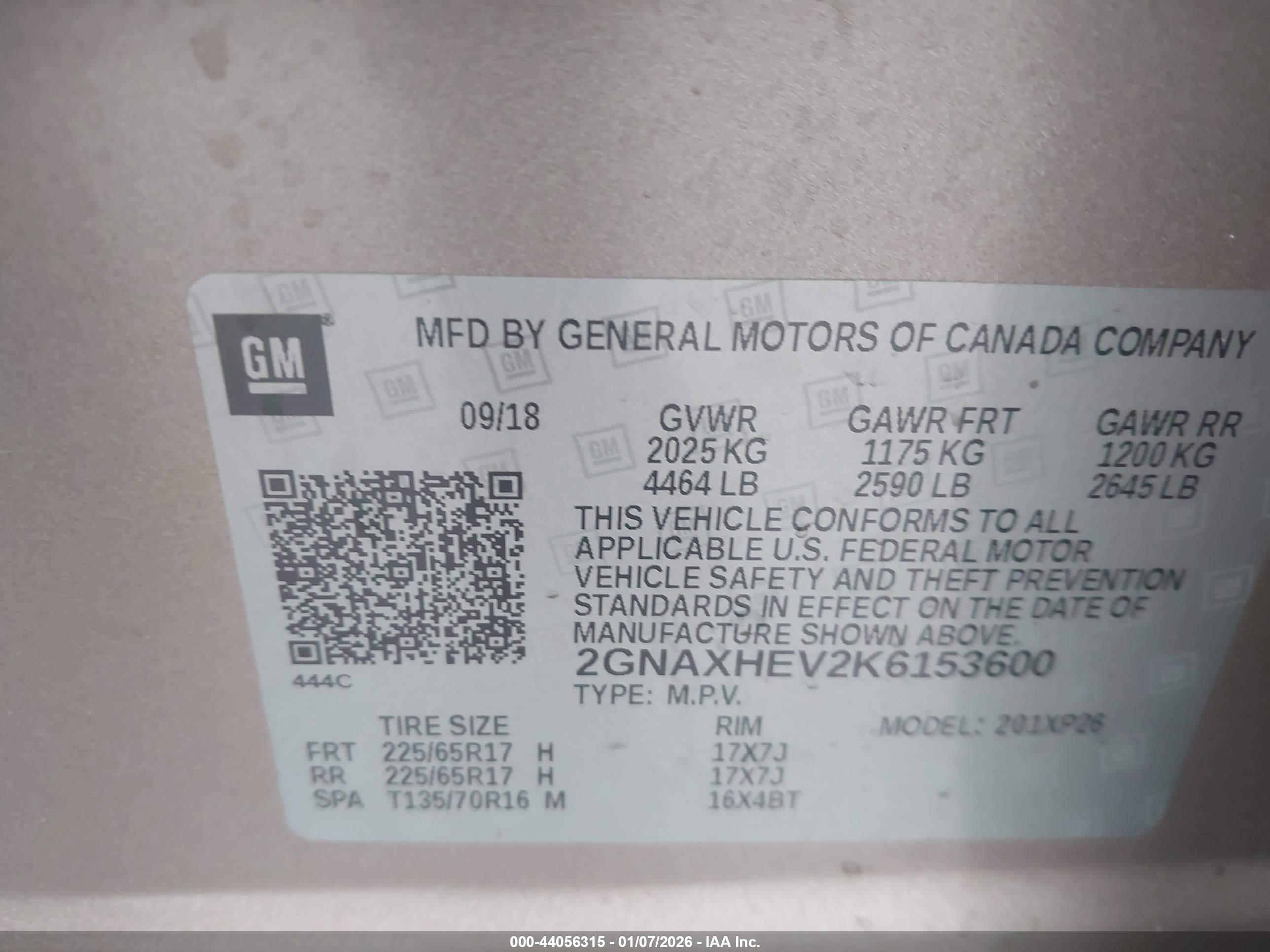CHEVROLET EQUINOX image 9