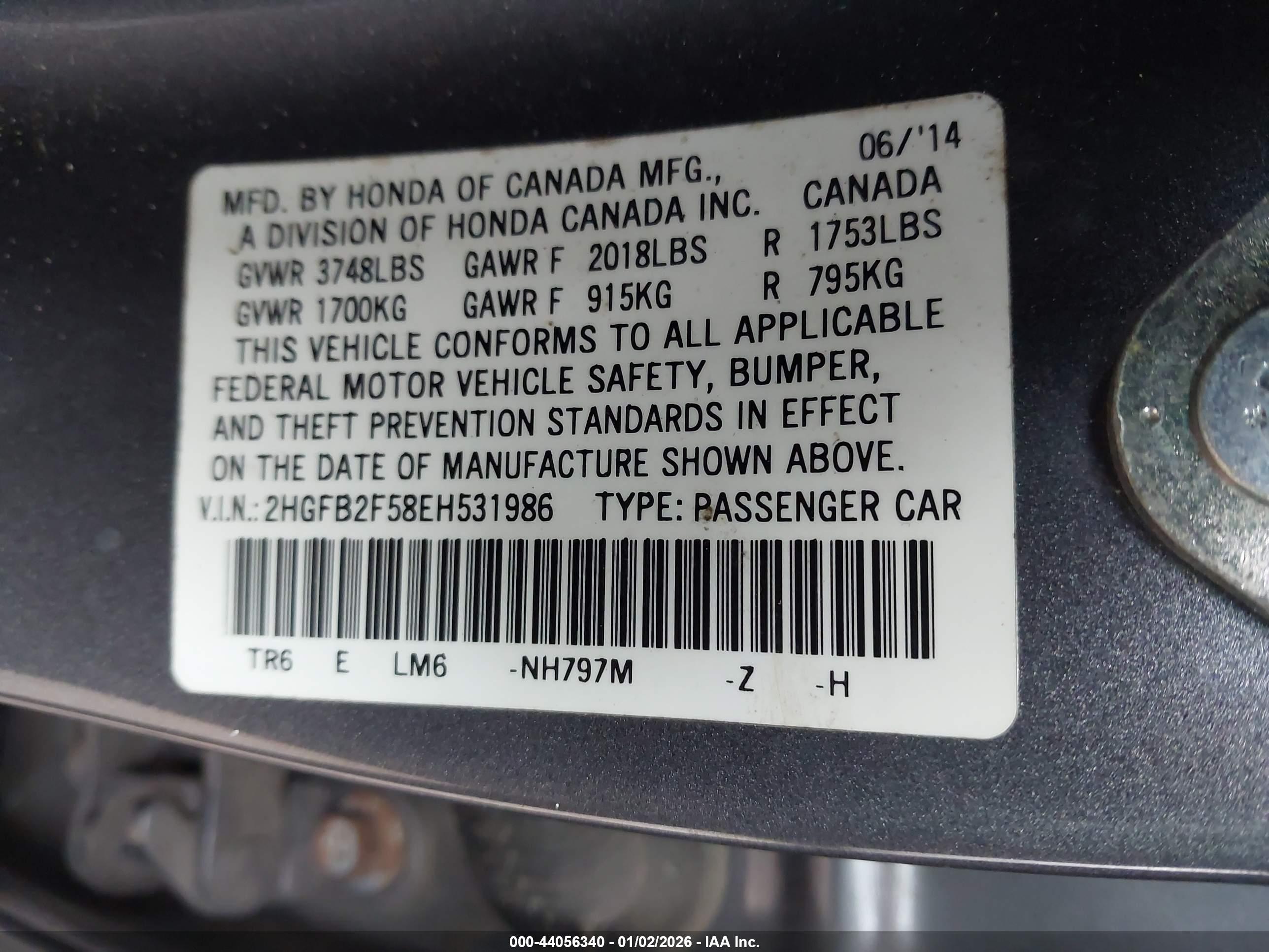 HONDA CIVIC image 9