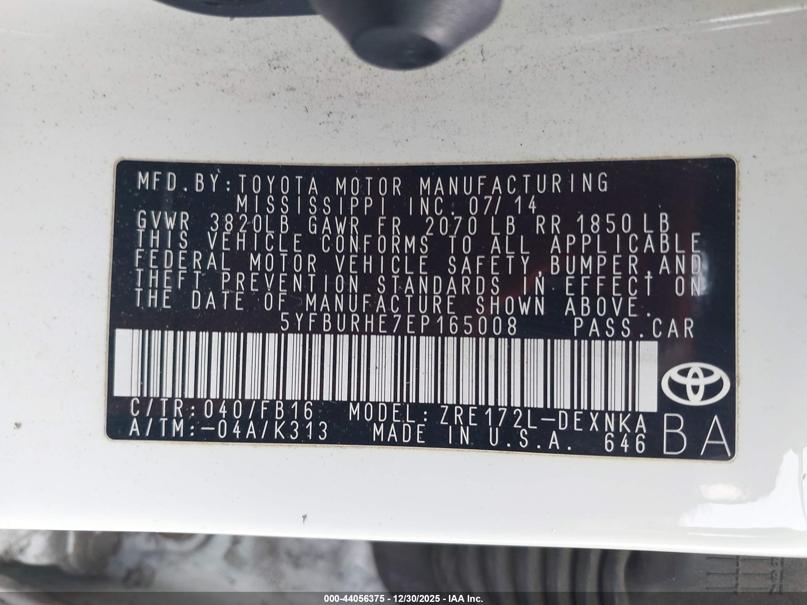 TOYOTA COROLLA image 9
