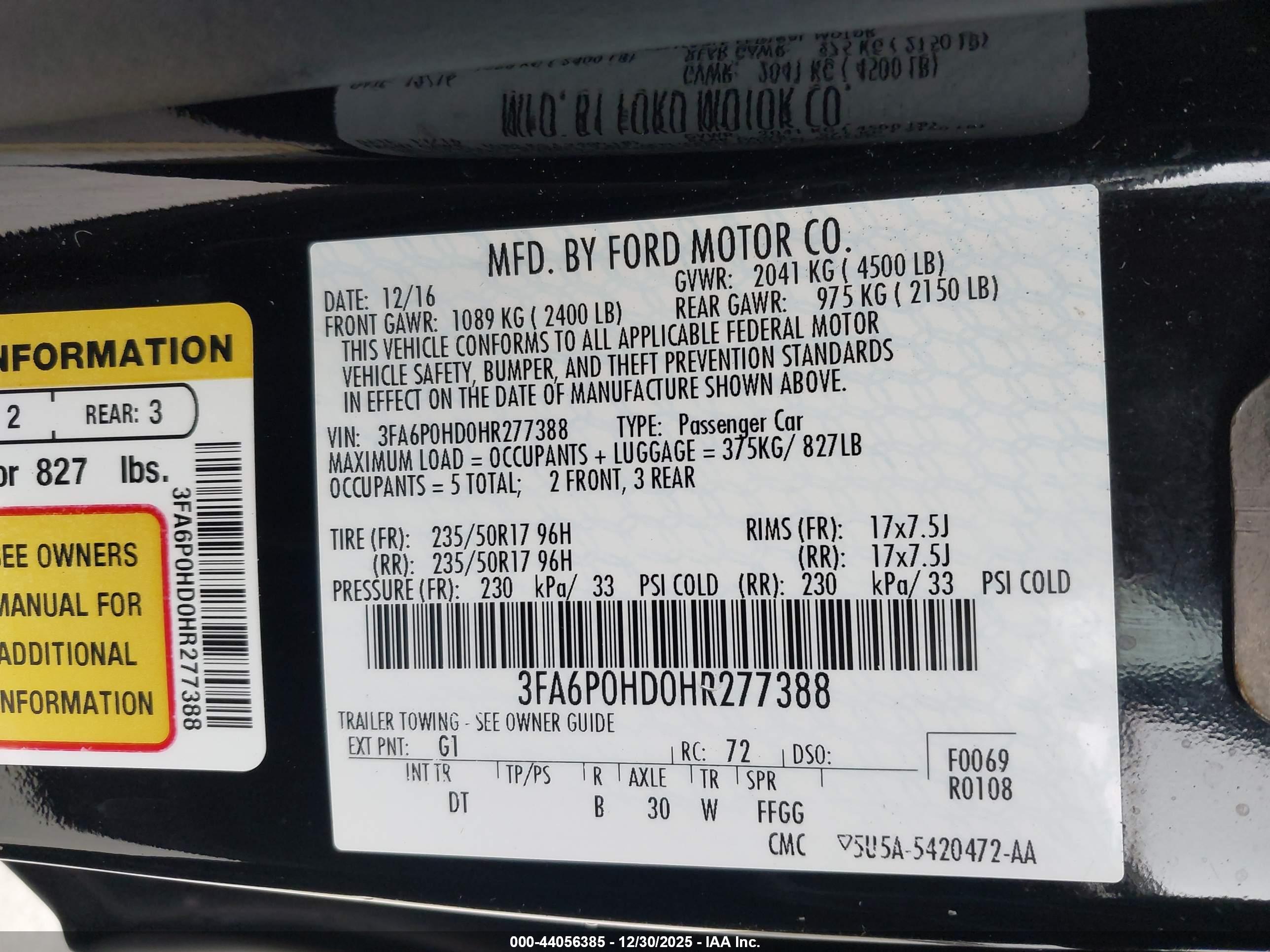 FORD FUSION image 9