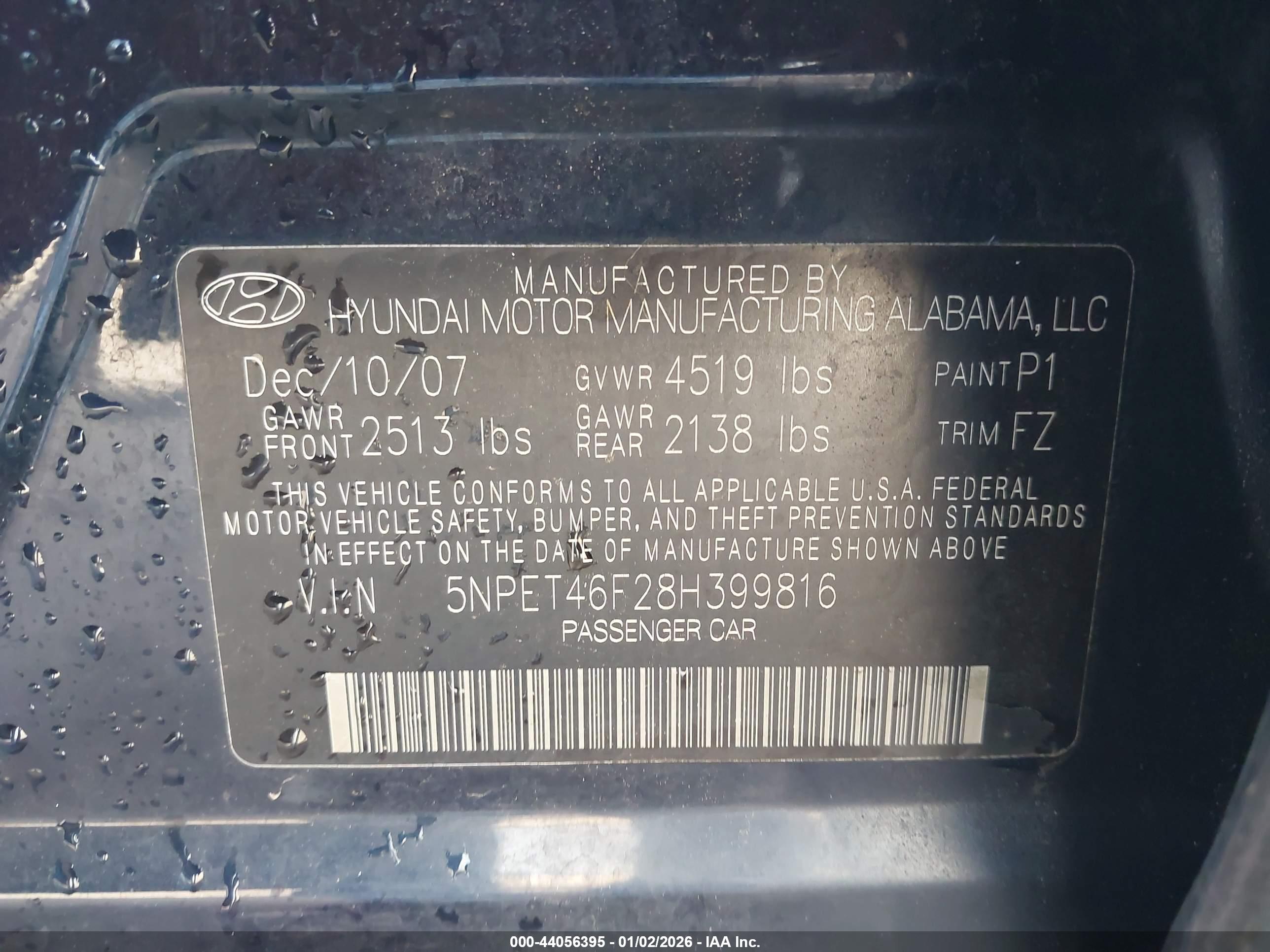 HYUNDAI SONATA image 9