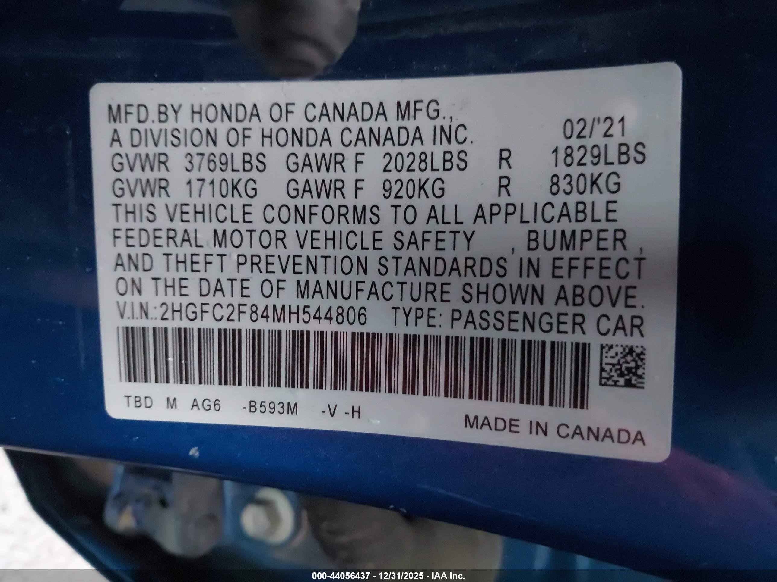 HONDA CIVIC image 9