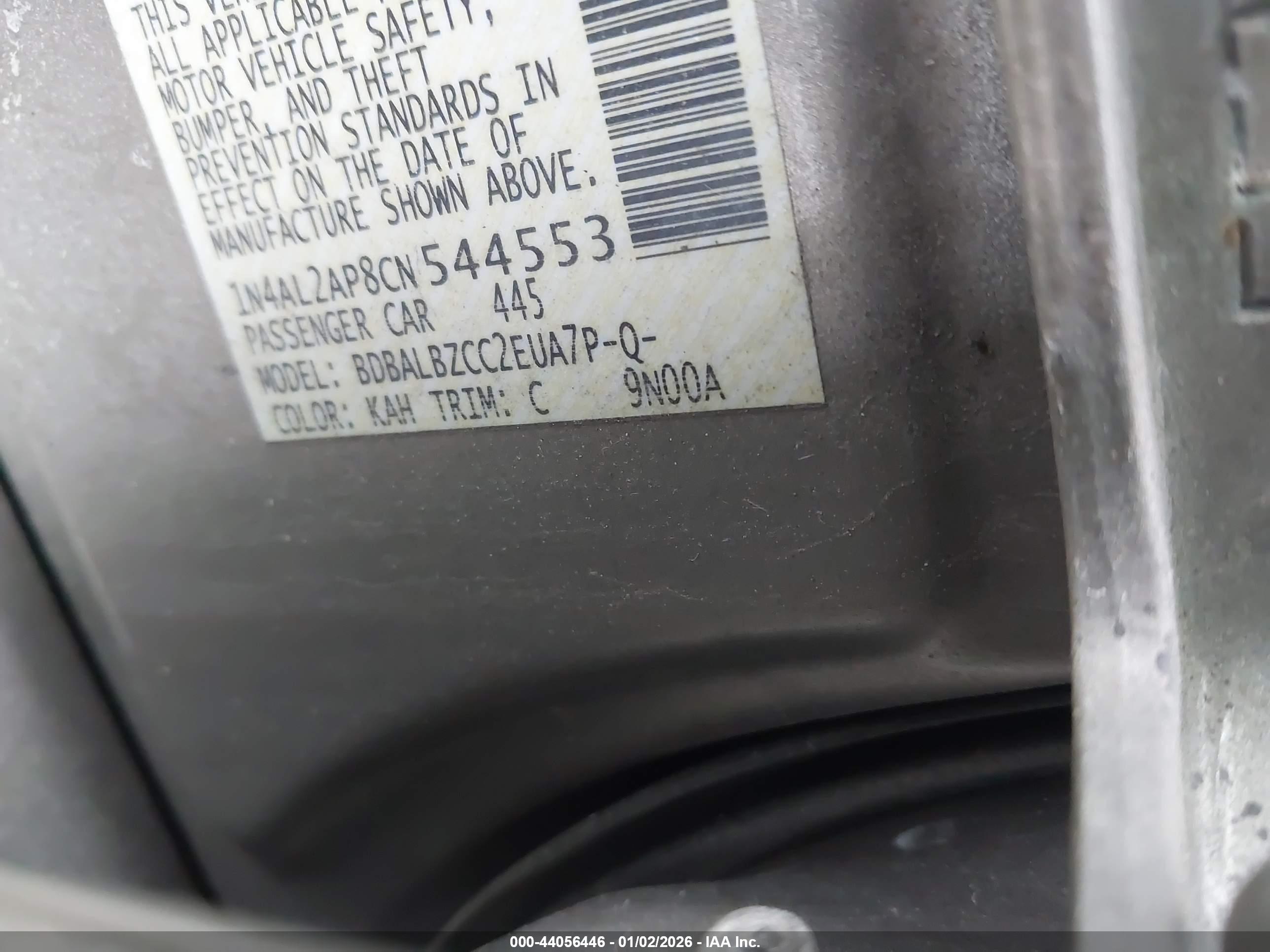 NISSAN ALTIMA image 9