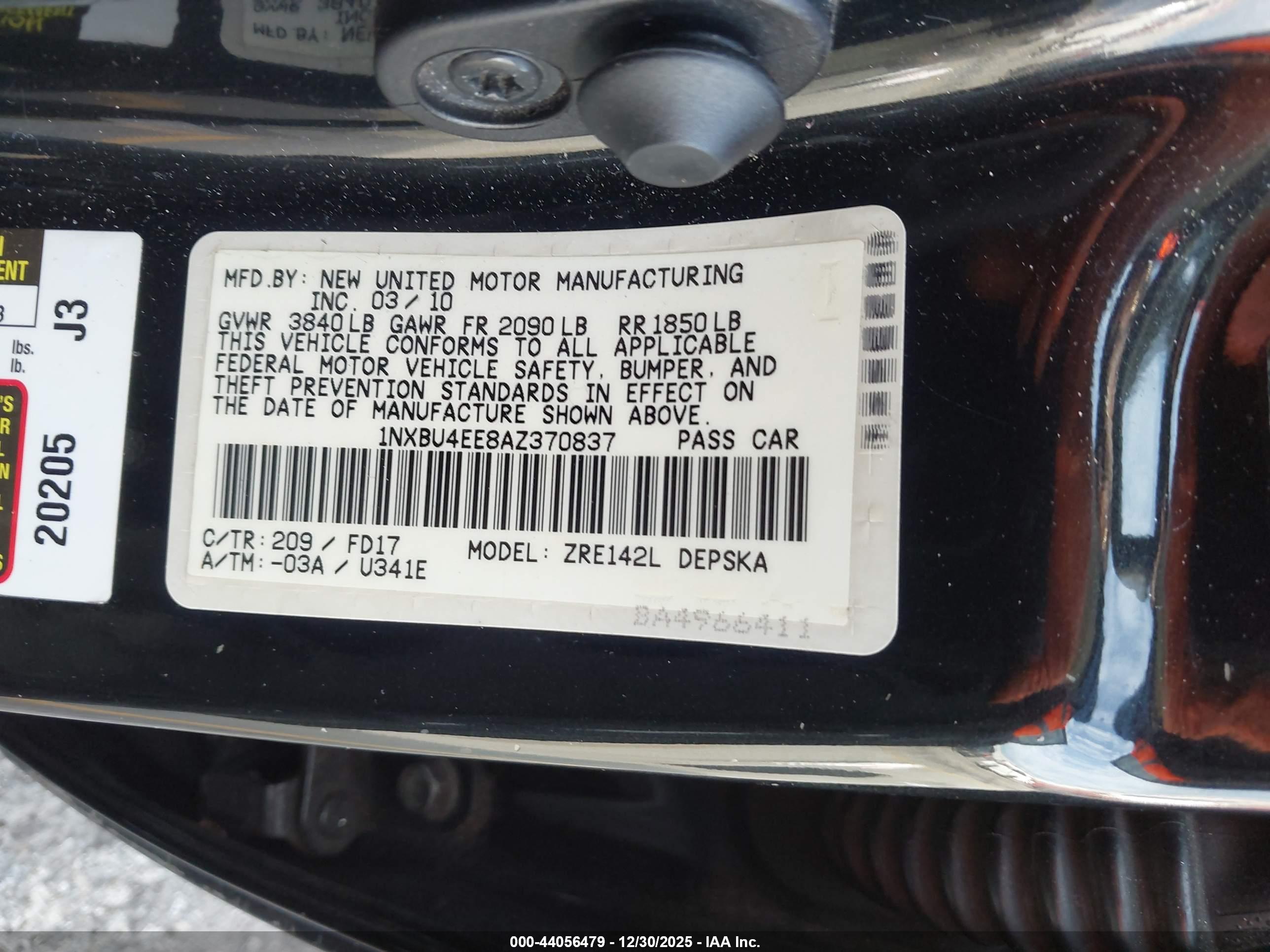 TOYOTA COROLLA image 9