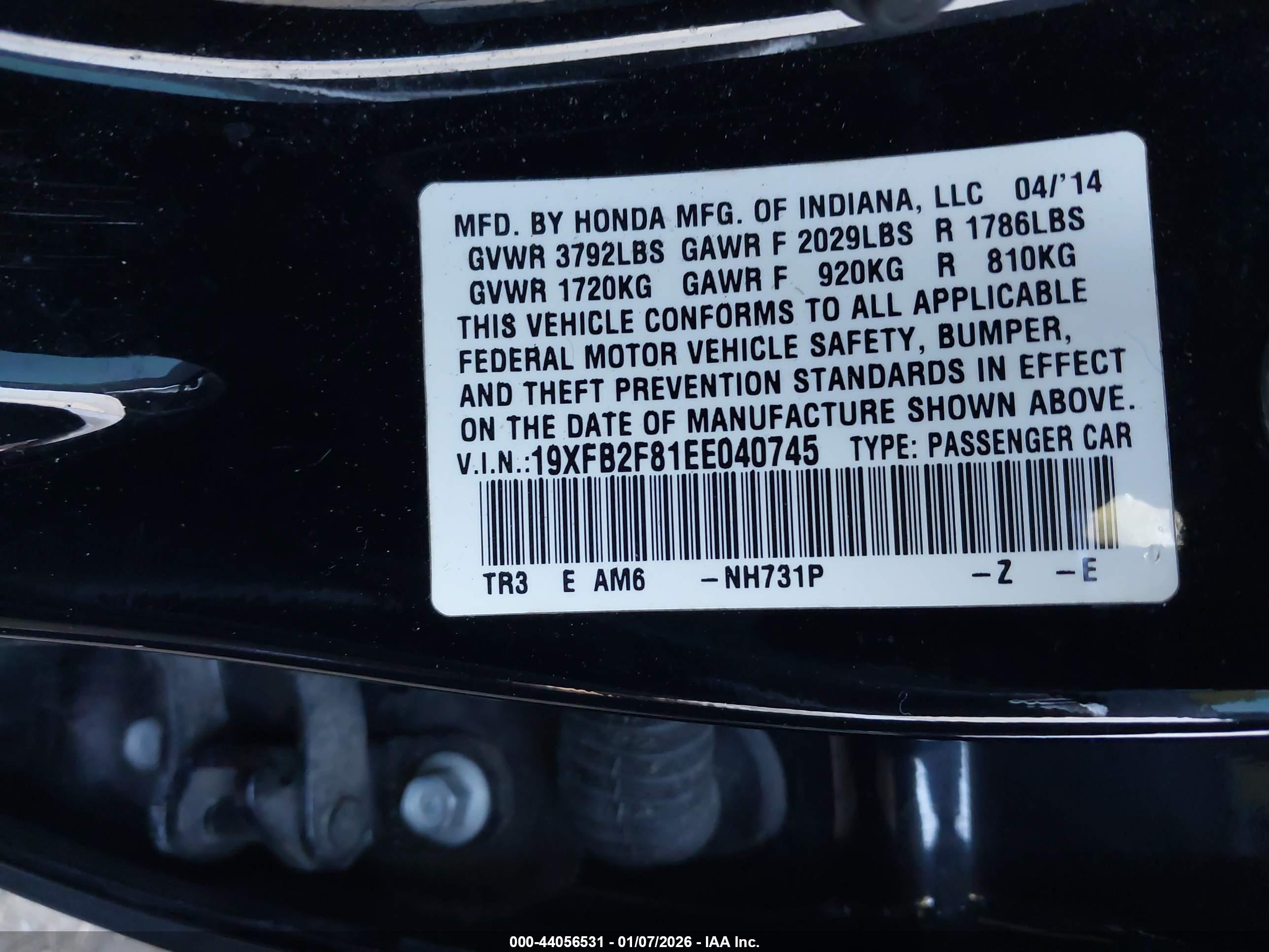 HONDA CIVIC image 9