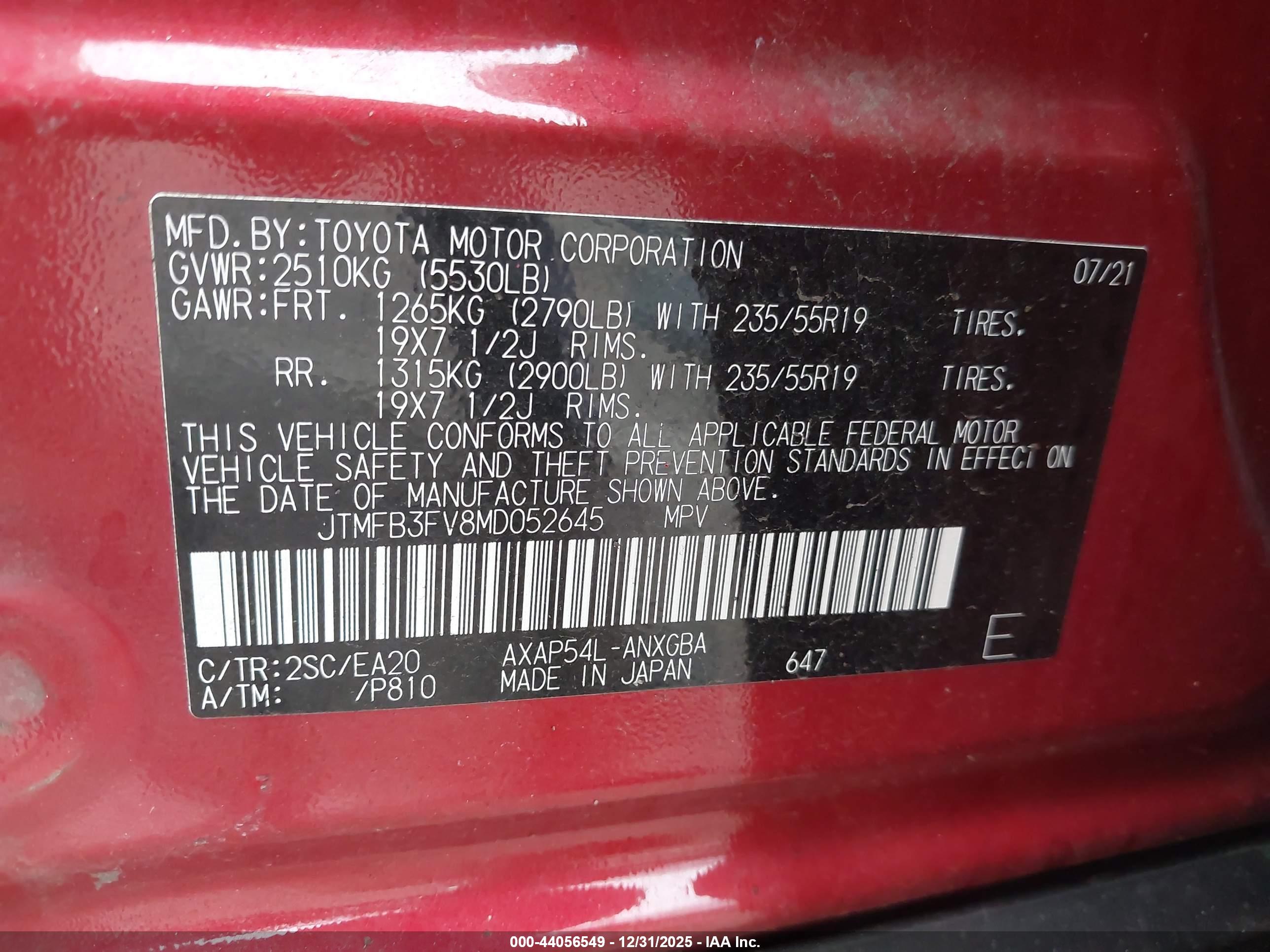 TOYOTA RAV4 image 9