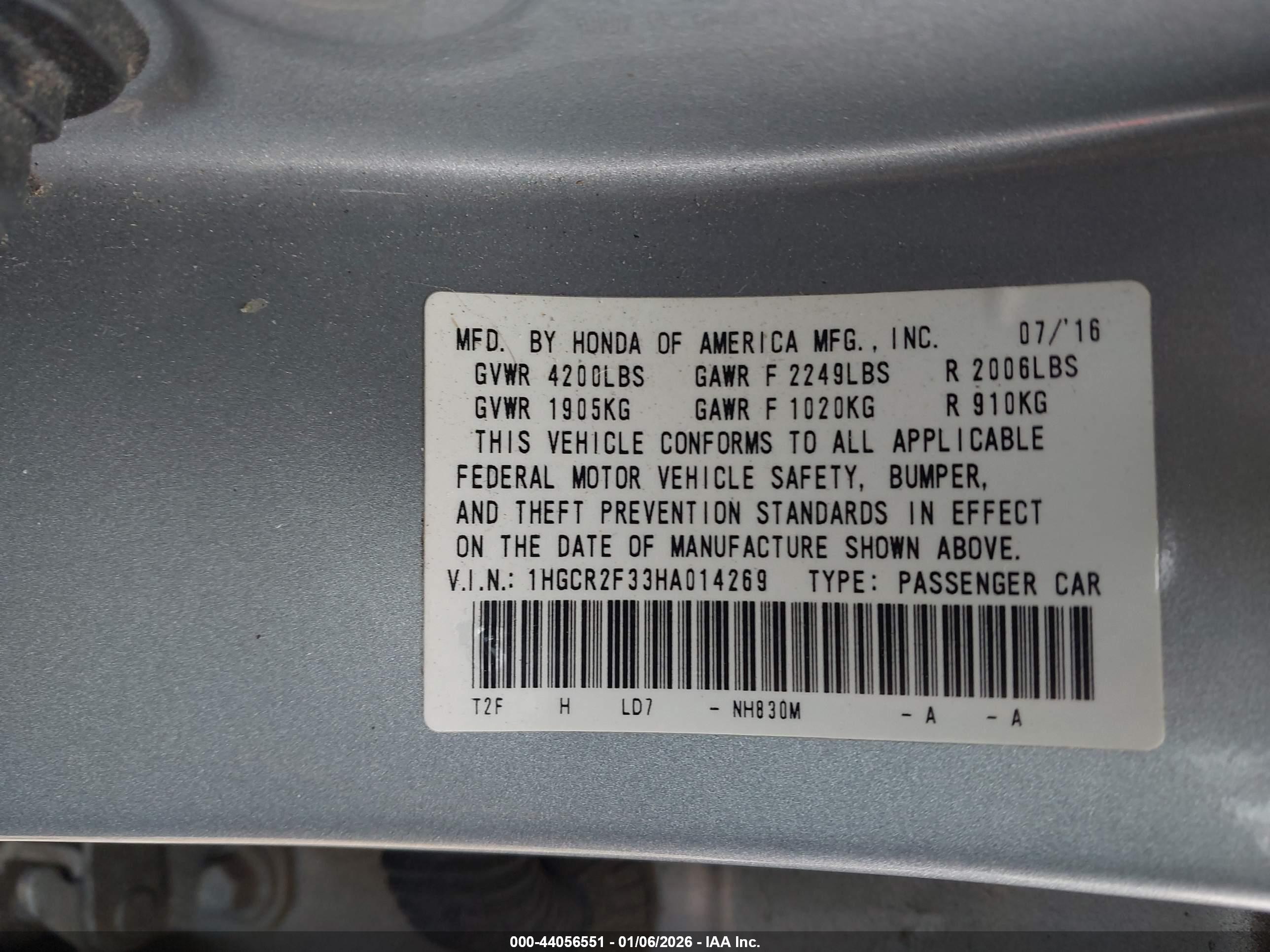 HONDA ACCORD image 9