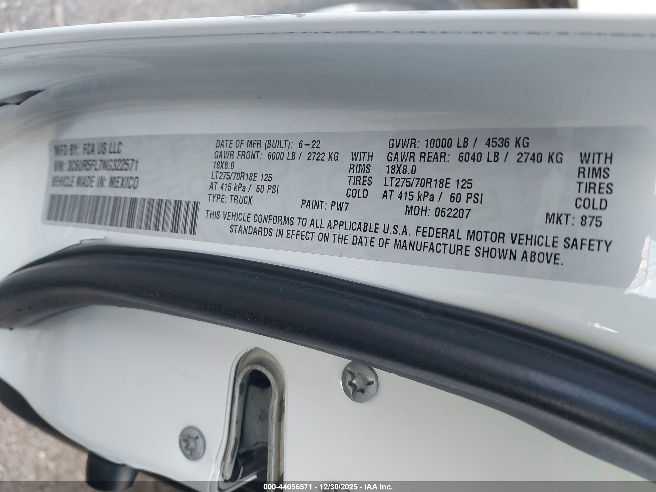 RAM 2500 image 9