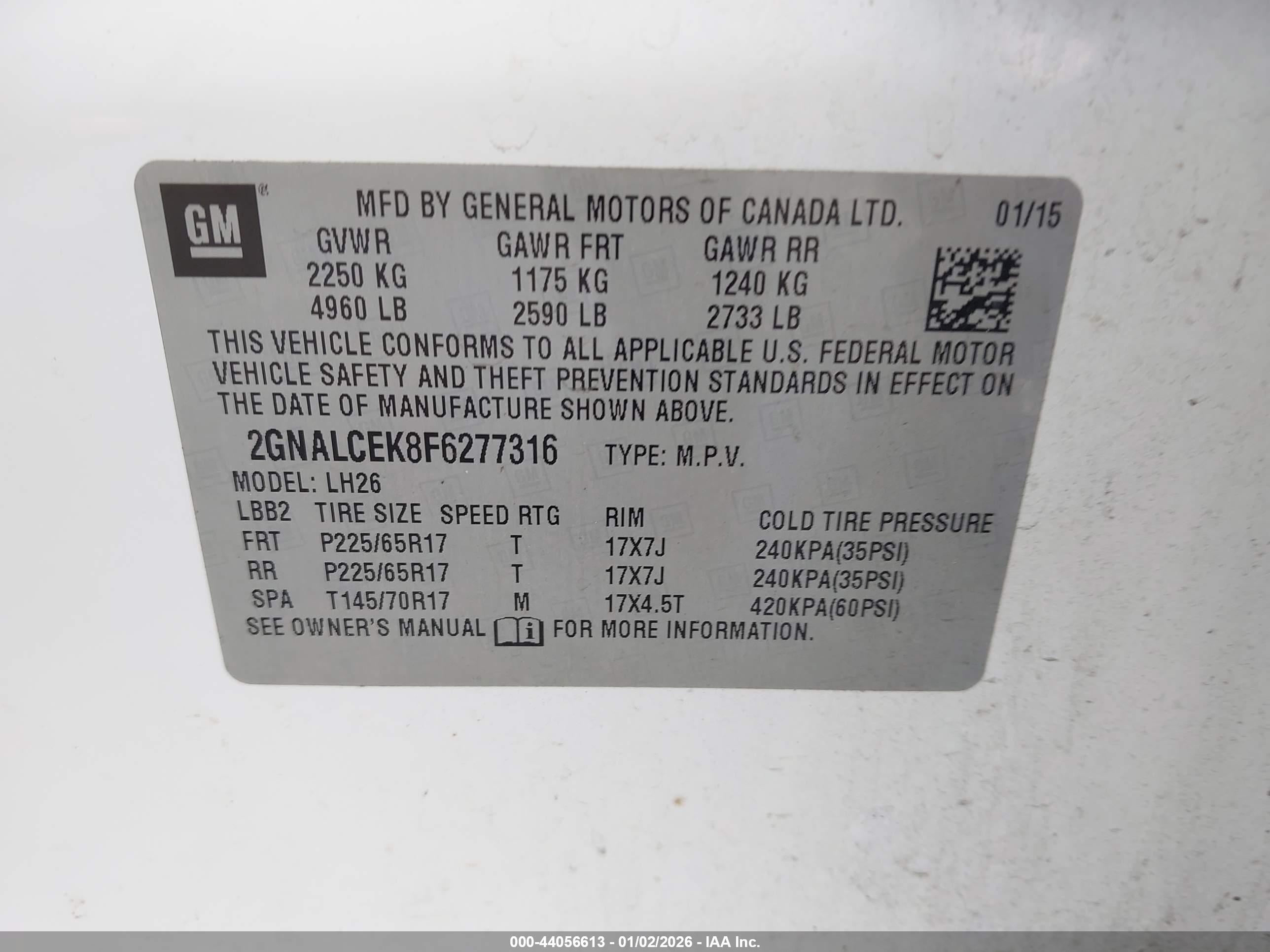 CHEVROLET EQUINOX image 9