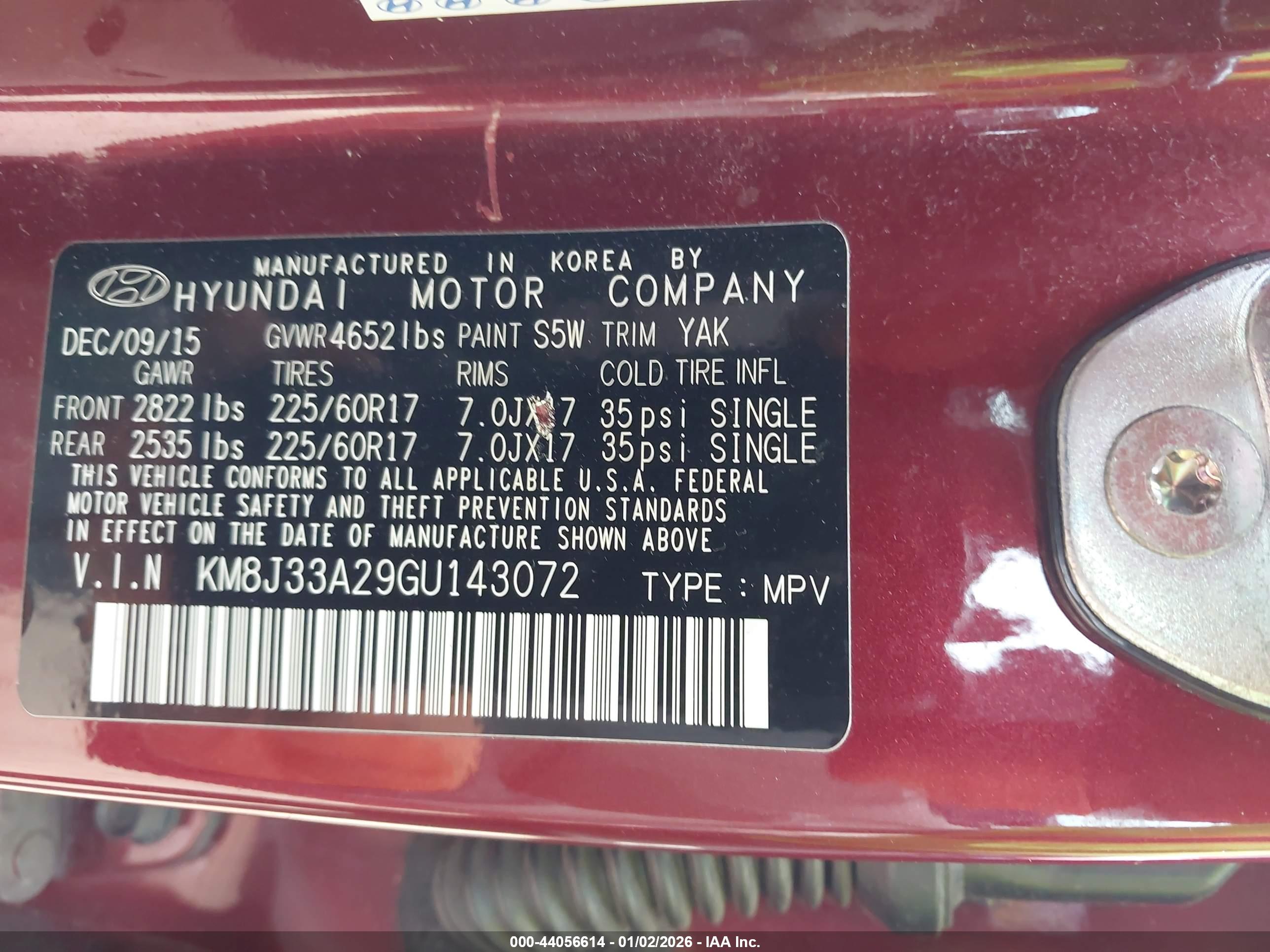 HYUNDAI TUCSON image 9