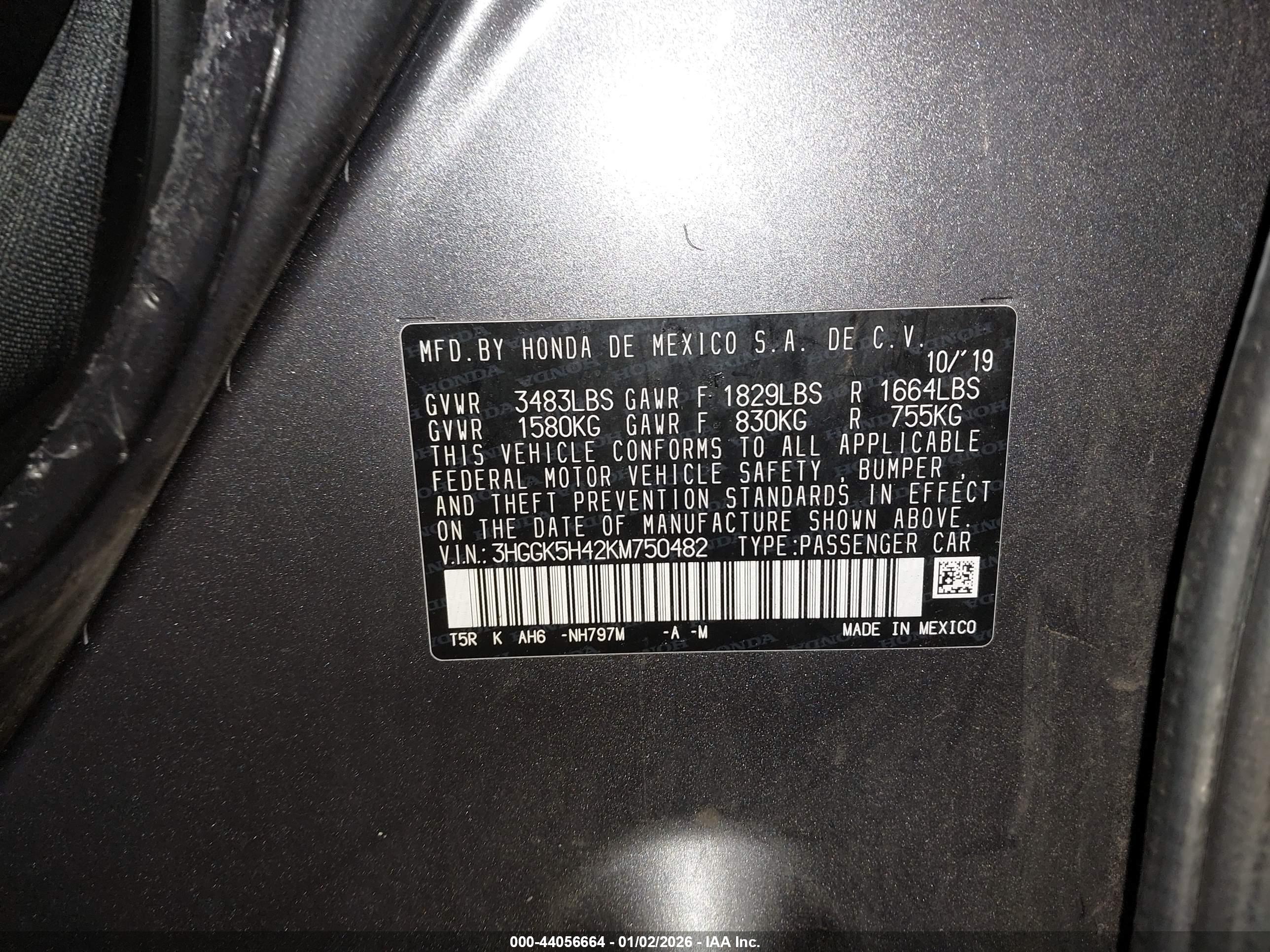 HONDA FIT image 9