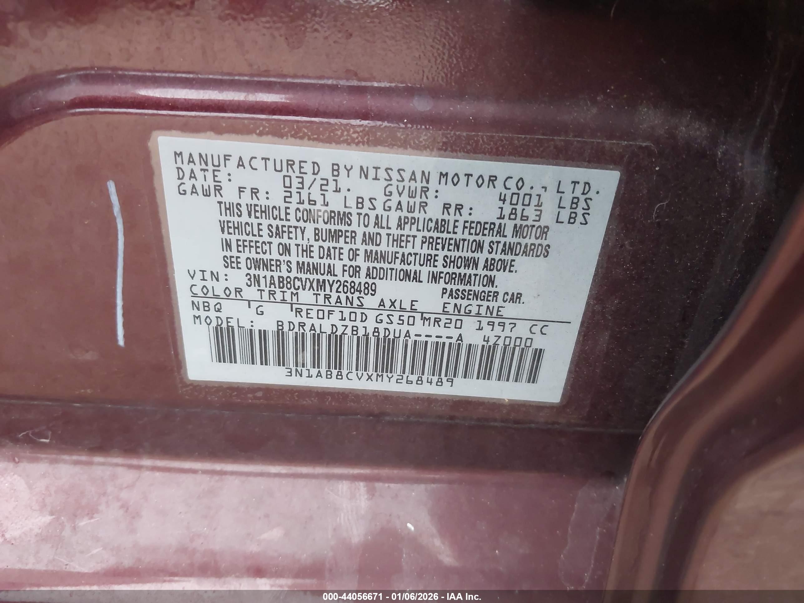 NISSAN SENTRA image 9