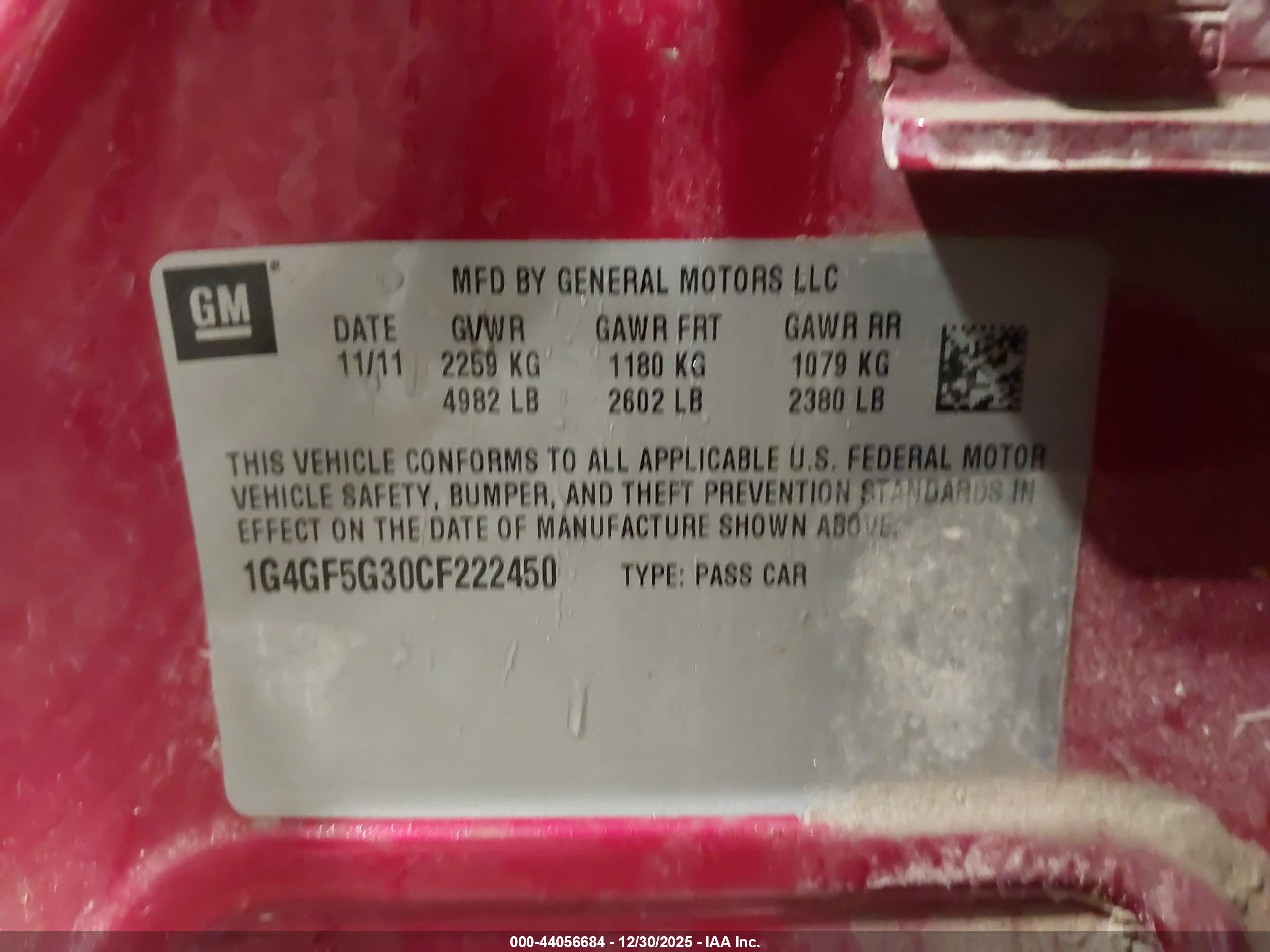 BUICK LACROSSE image 9