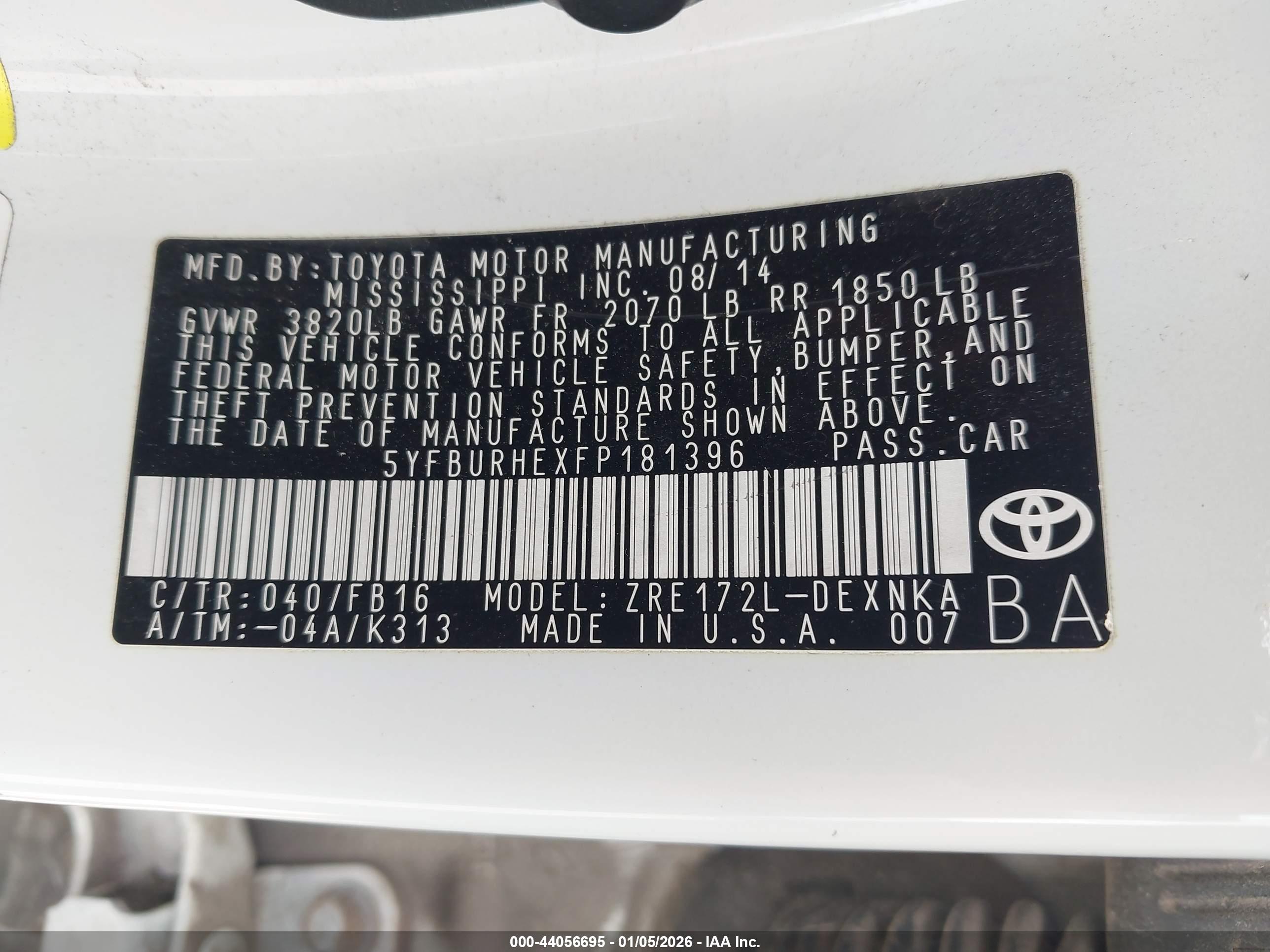 TOYOTA COROLLA image 9