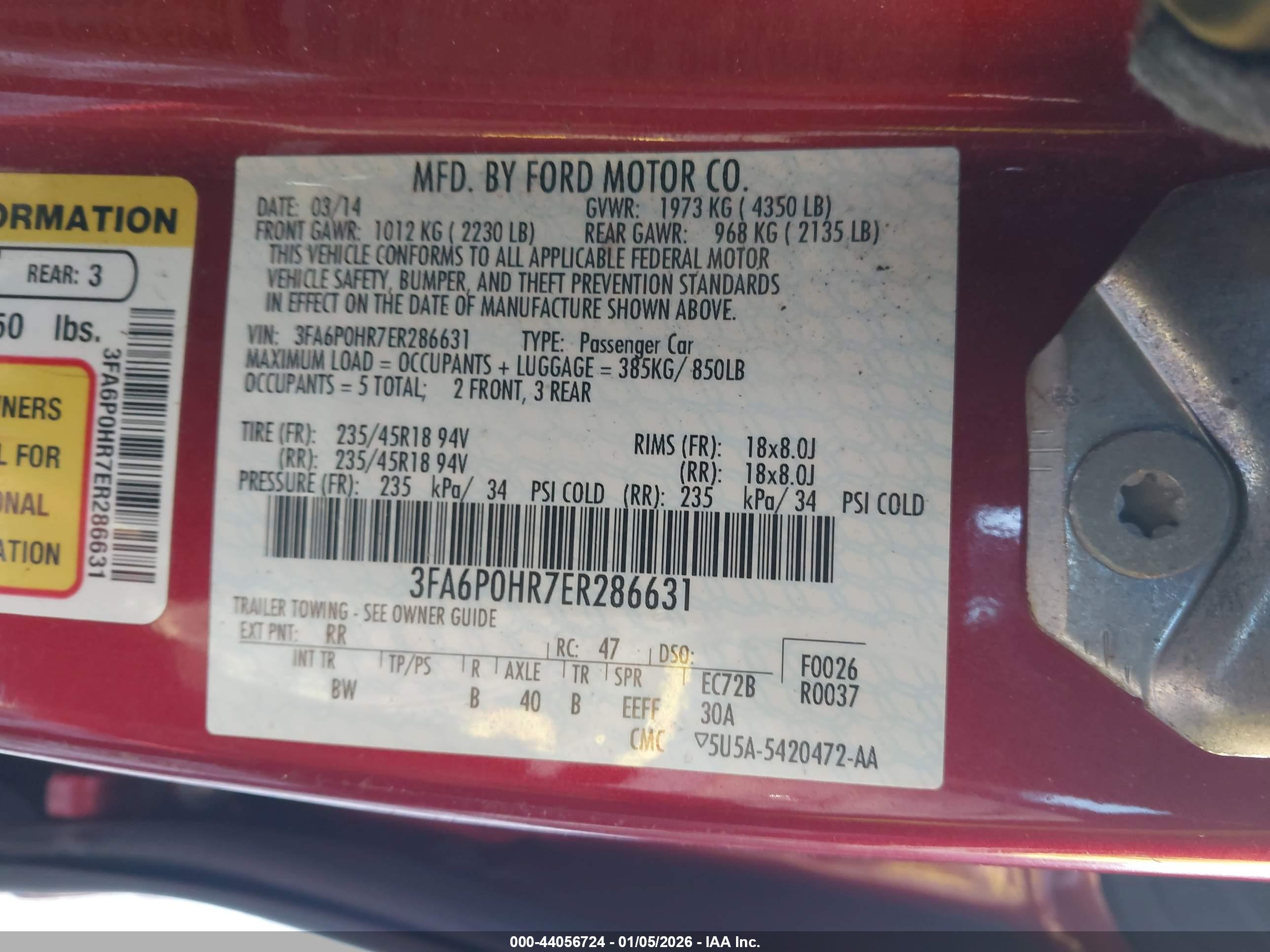 FORD FUSION image 9
