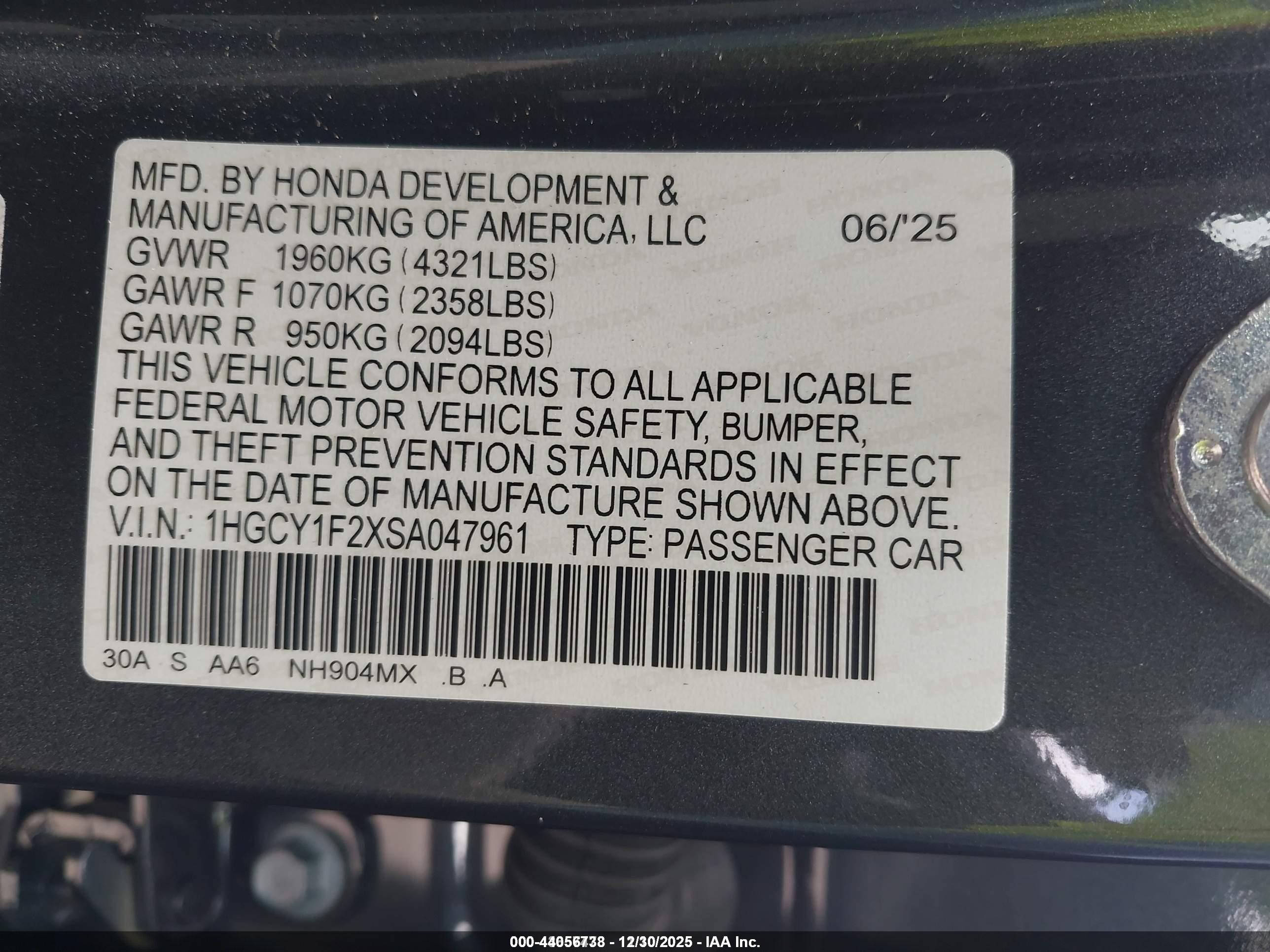 HONDA ACCORD image 9