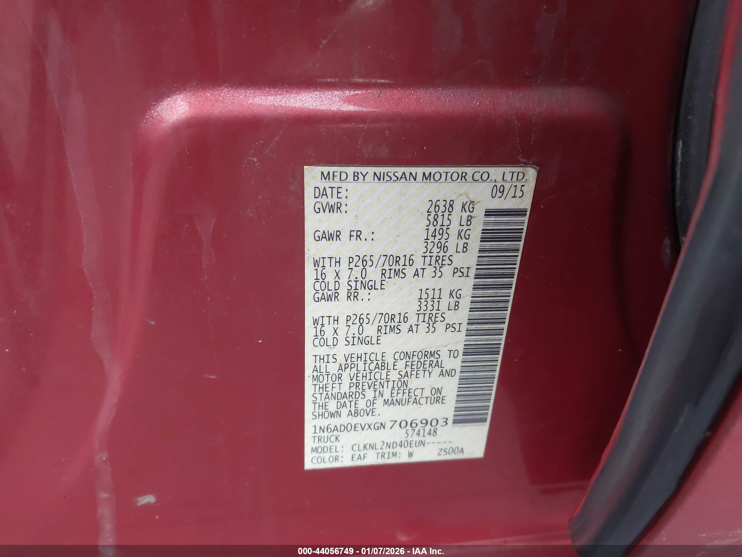 NISSAN FRONTIER image 9