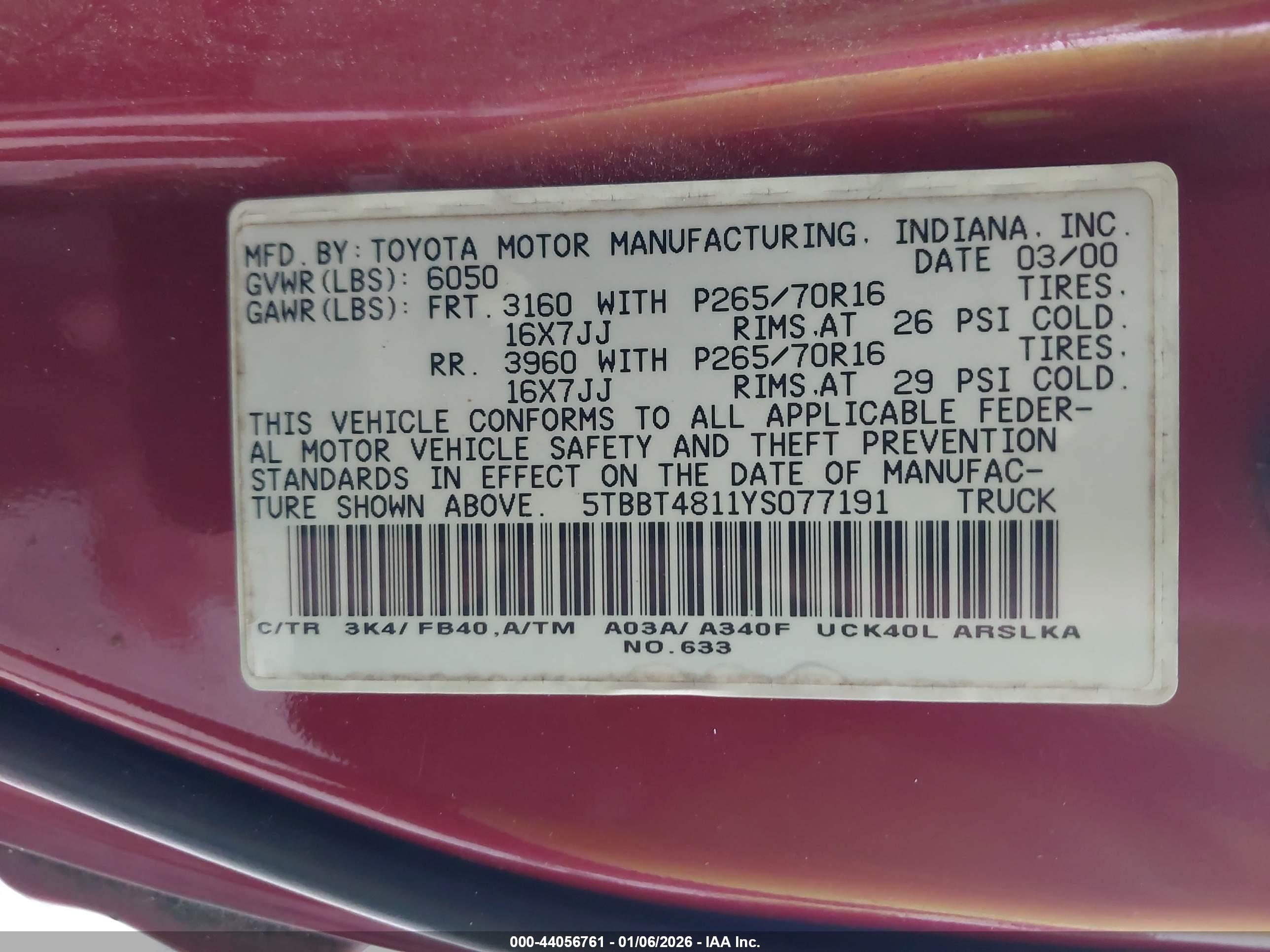 TOYOTA TUNDRA image 9