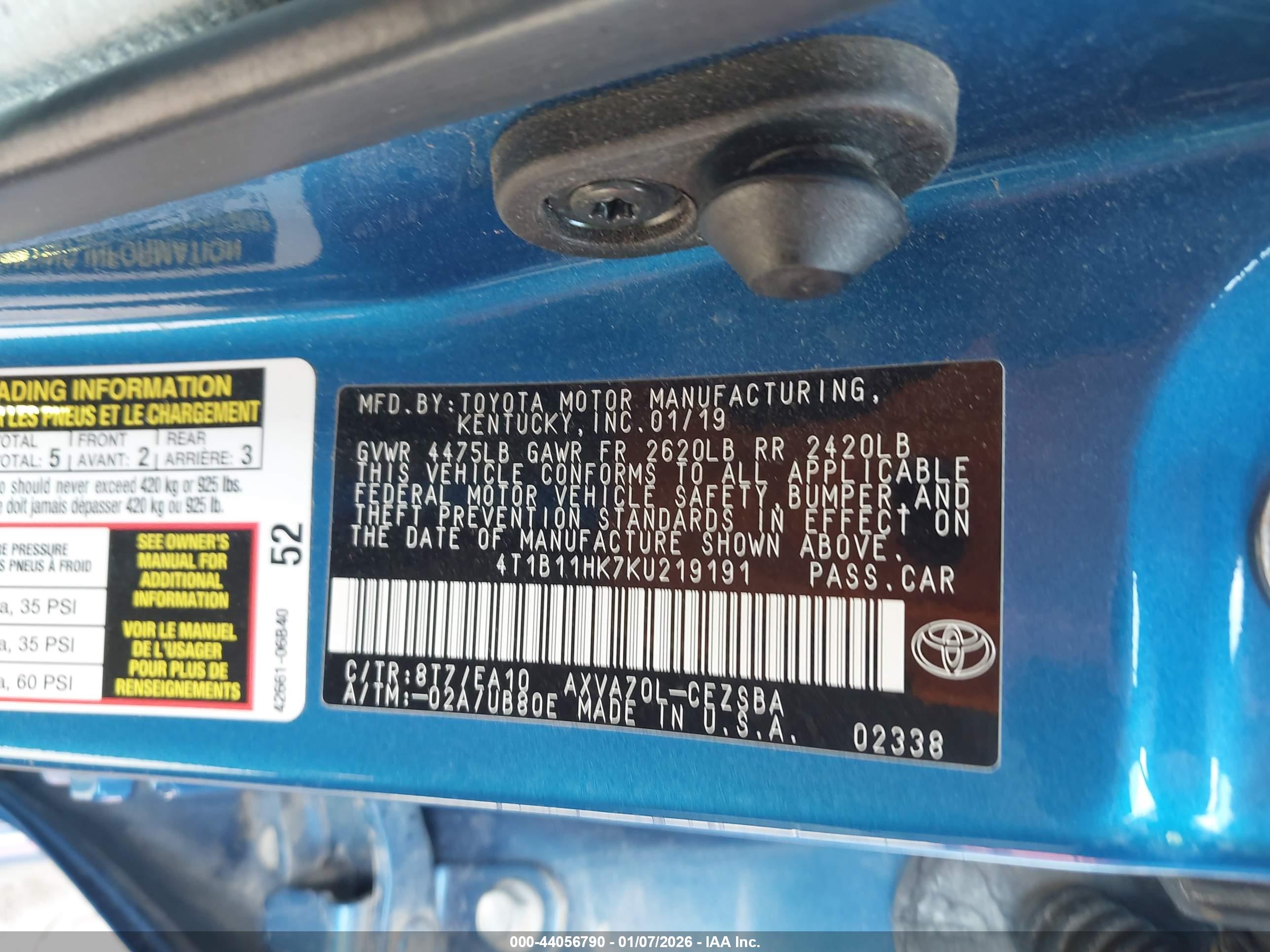TOYOTA CAMRY image 9
