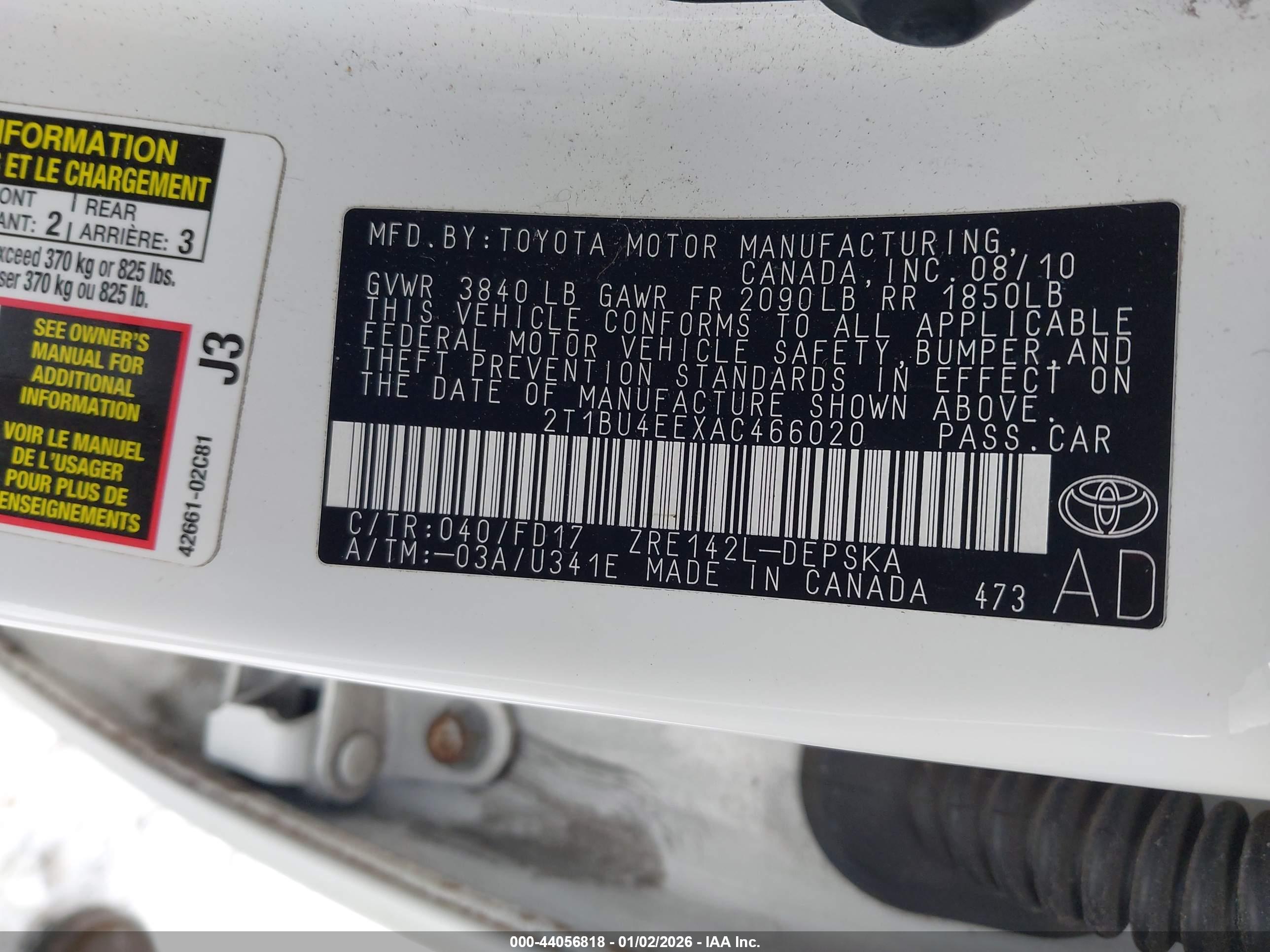 TOYOTA COROLLA image 9