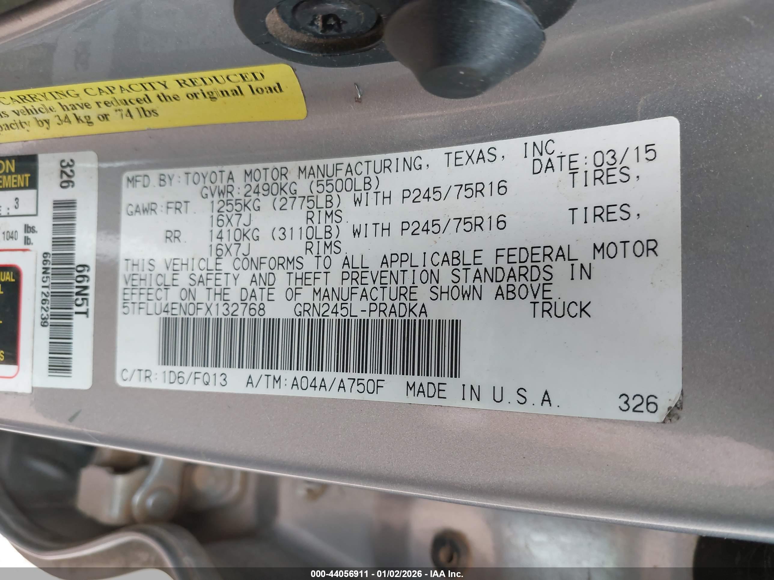 TOYOTA TACOMA image 9
