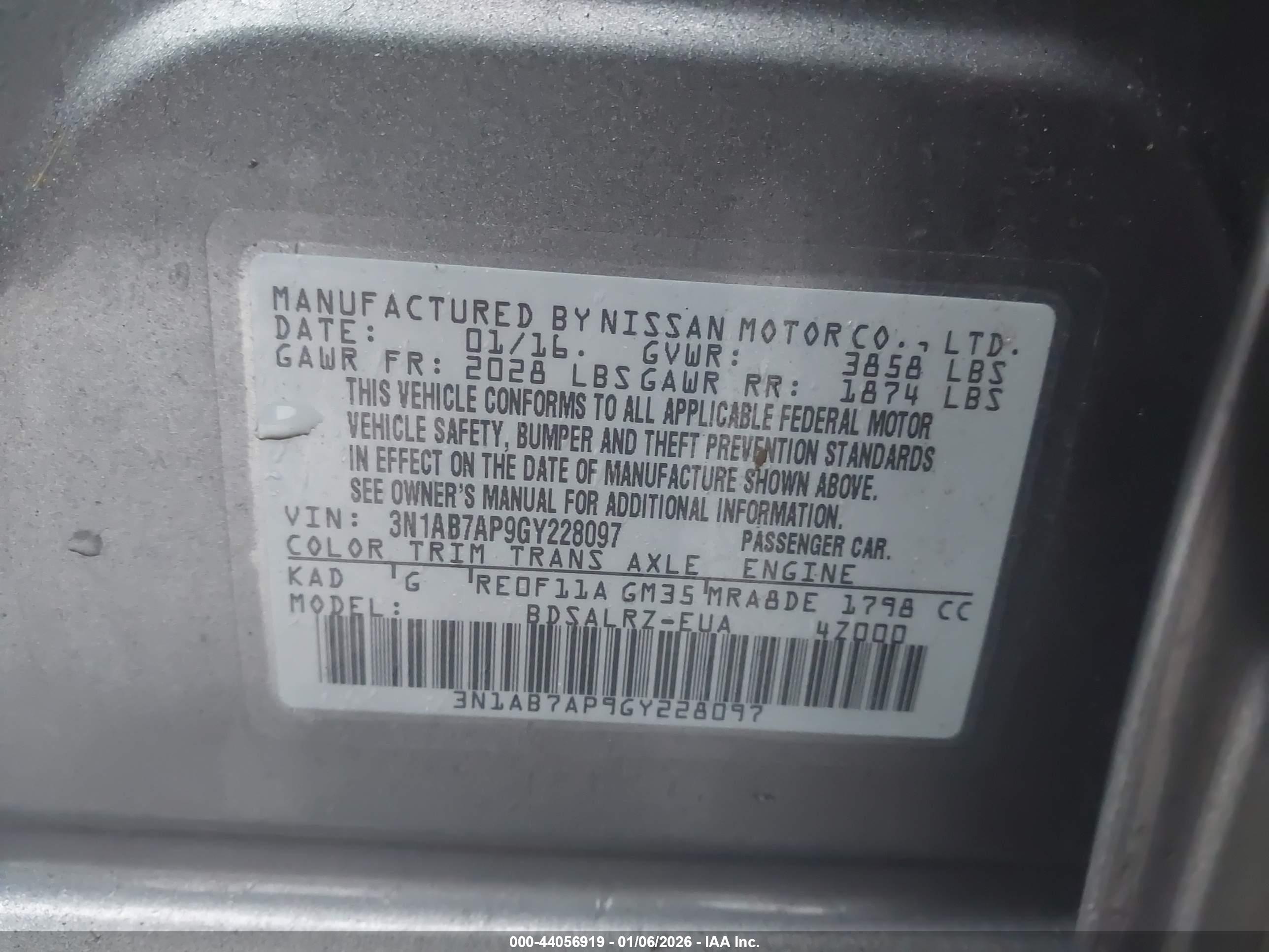 NISSAN SENTRA image 9