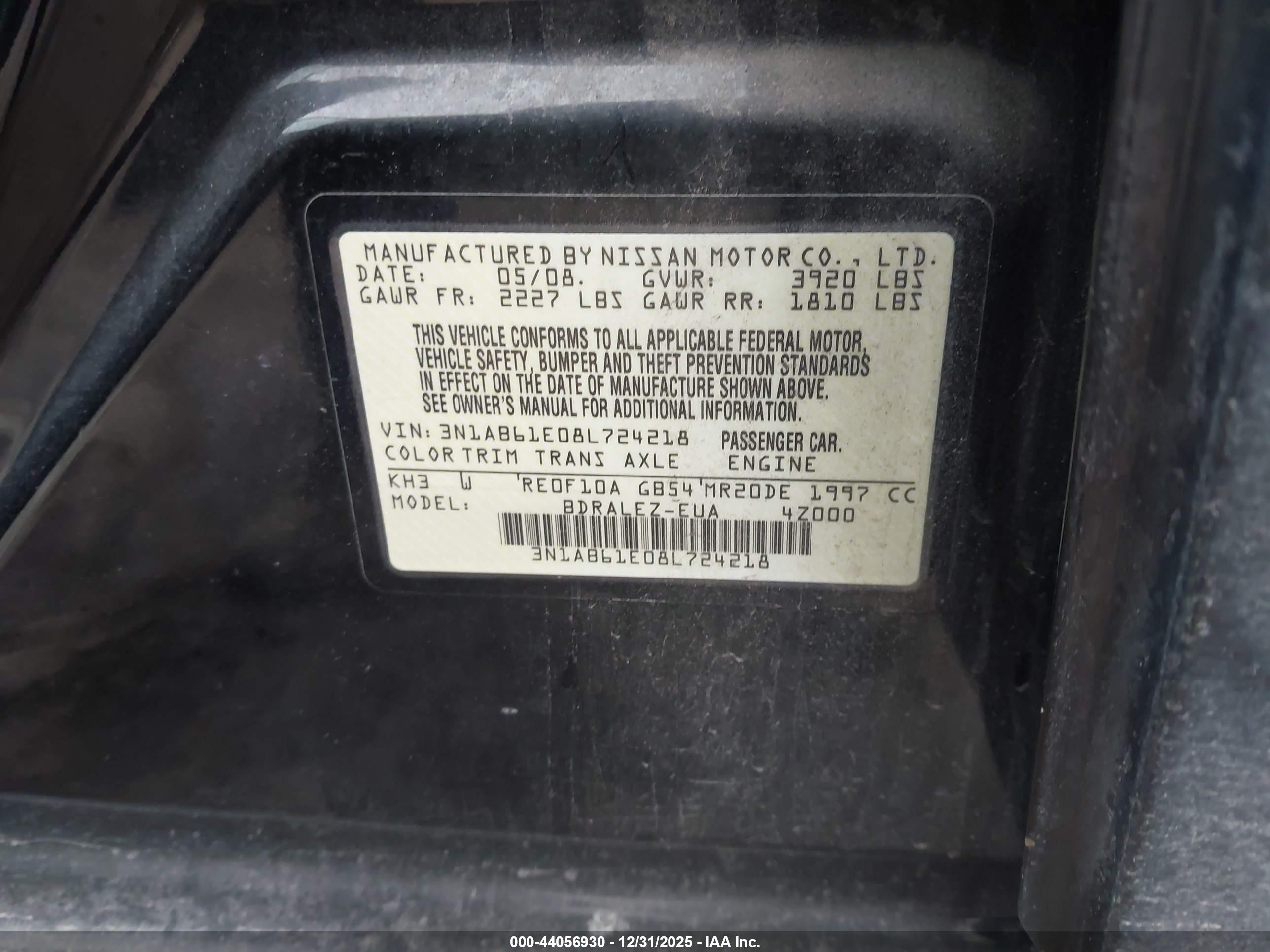 NISSAN SENTRA image 9