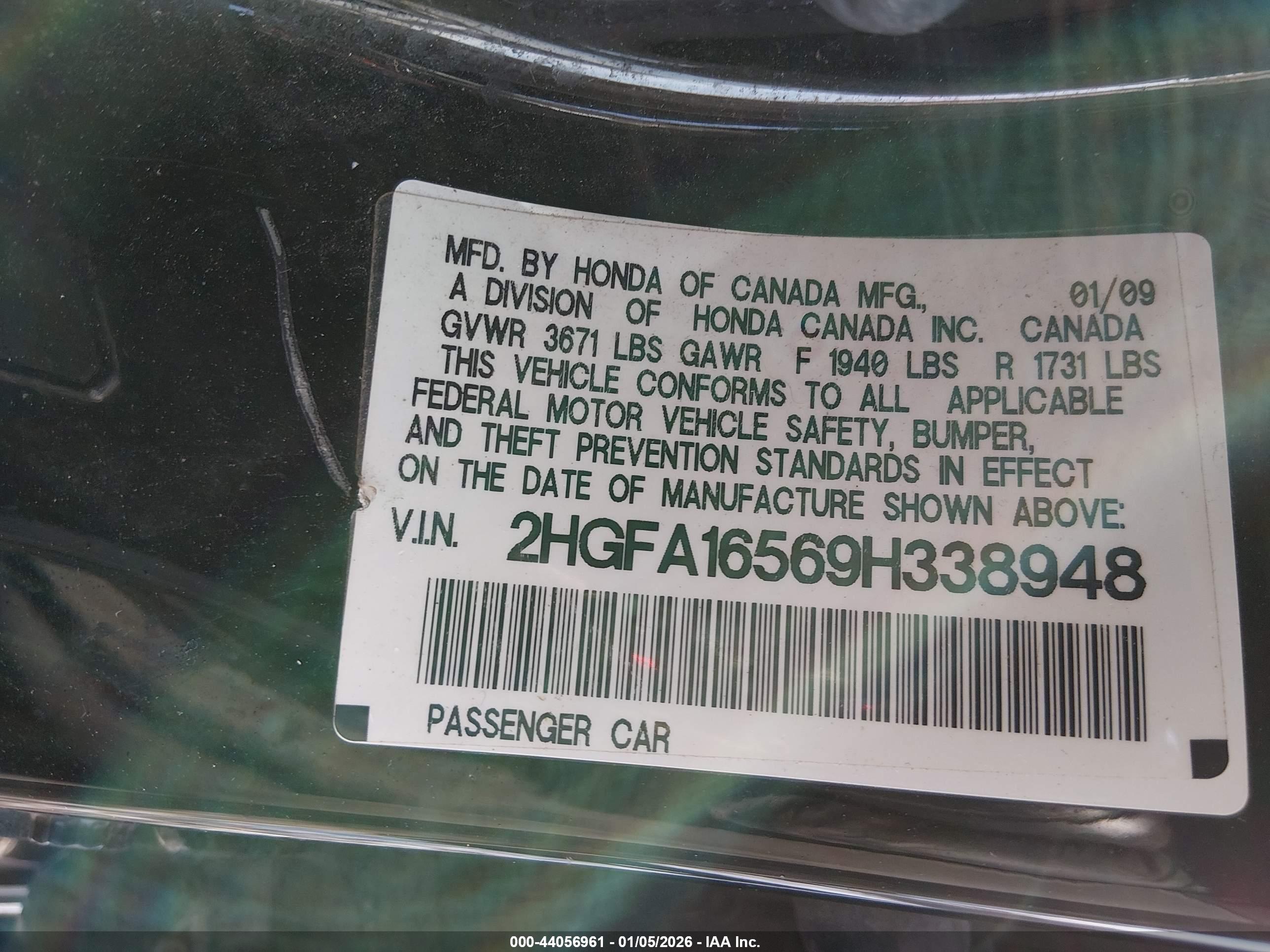 HONDA CIVIC image 9
