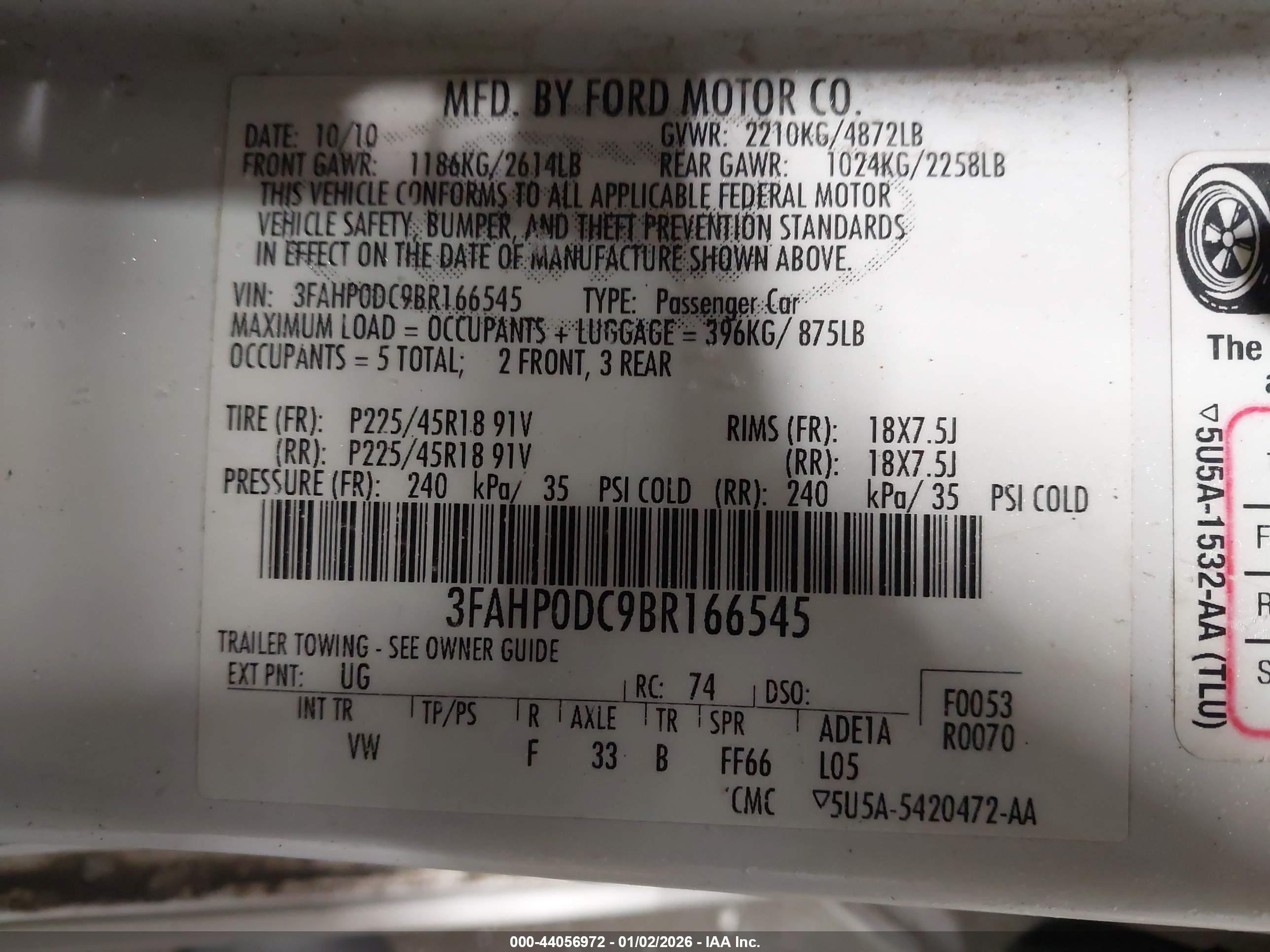 FORD FUSION image 9