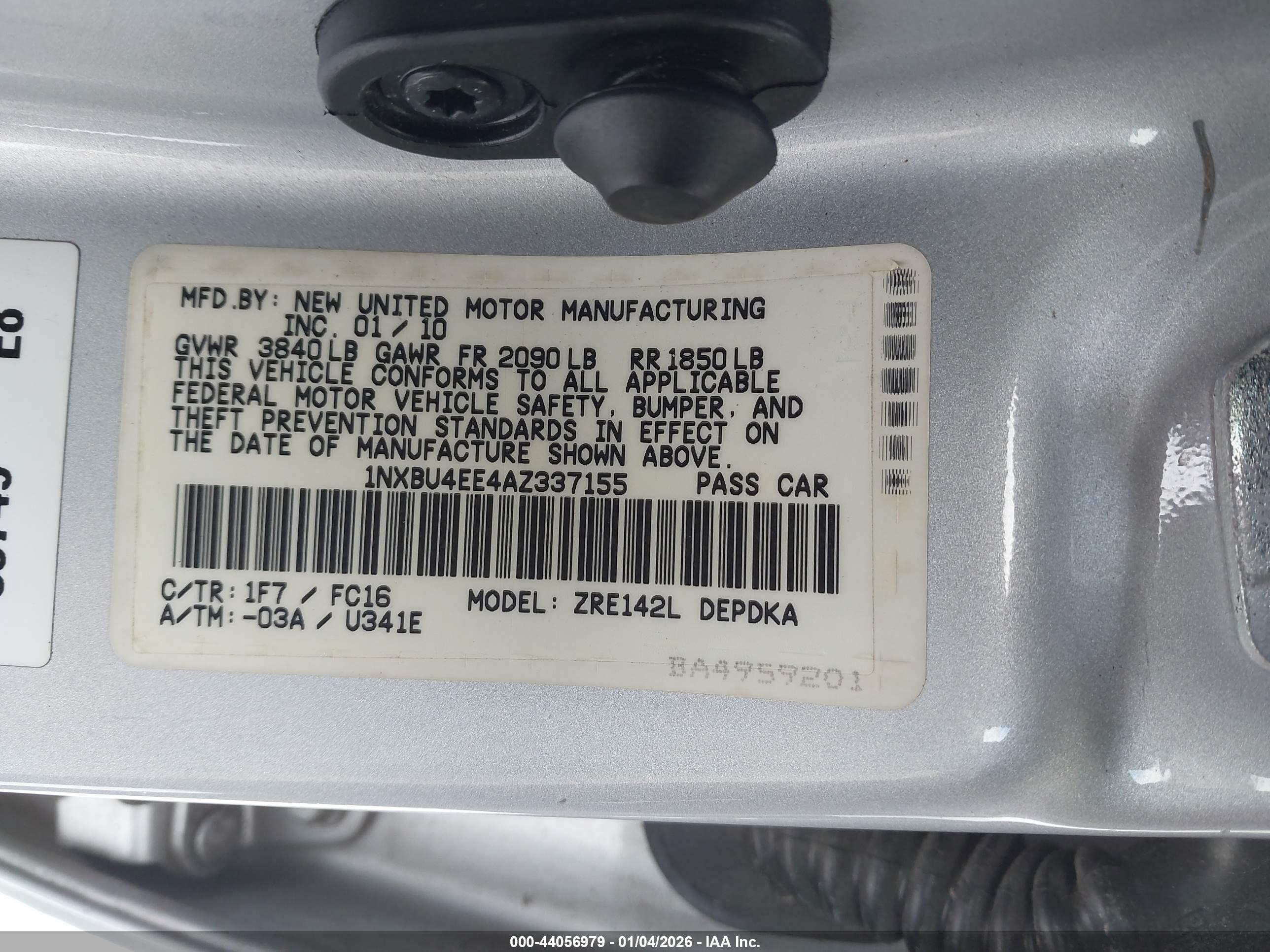 TOYOTA COROLLA image 9