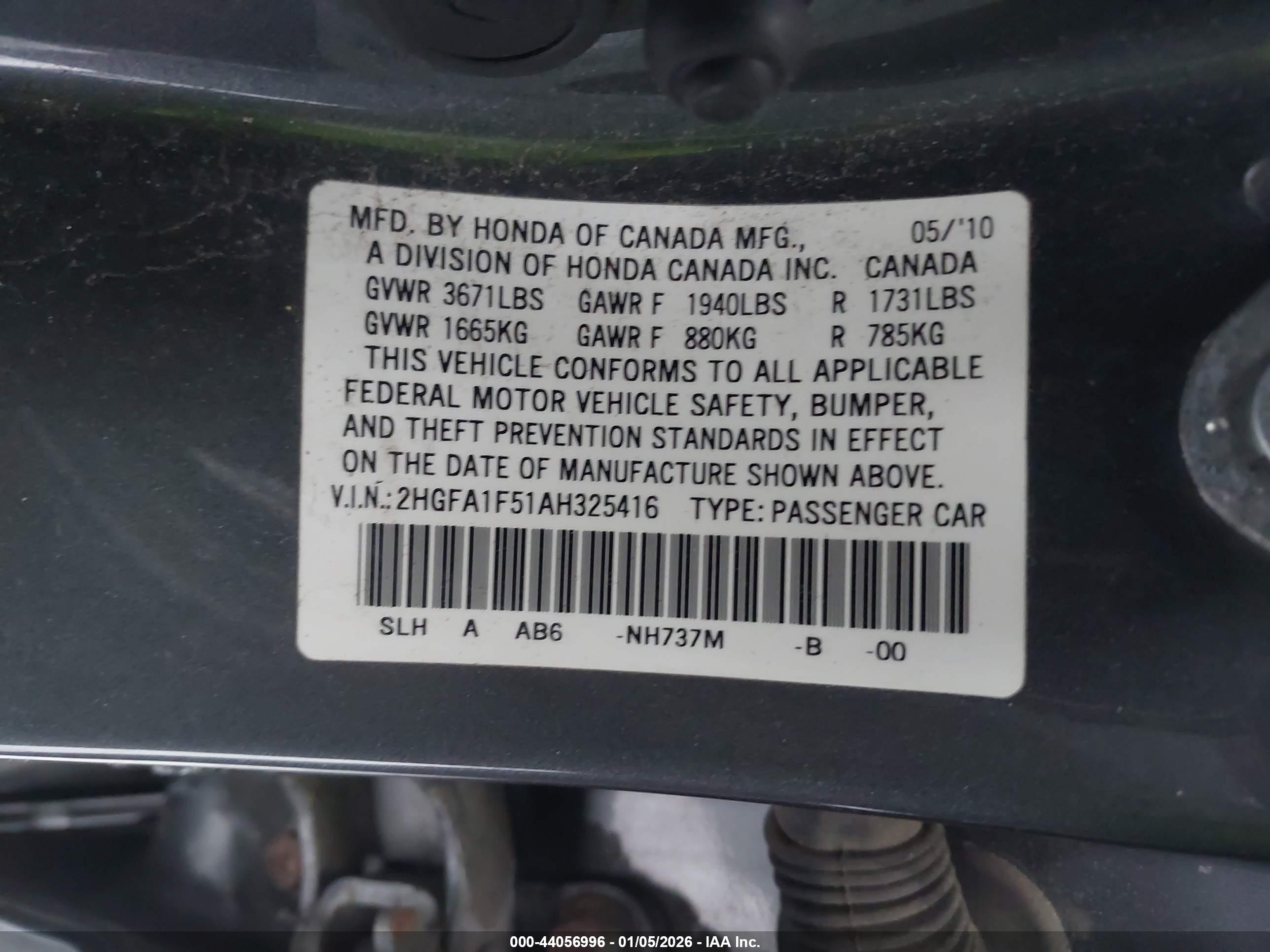HONDA CIVIC image 9