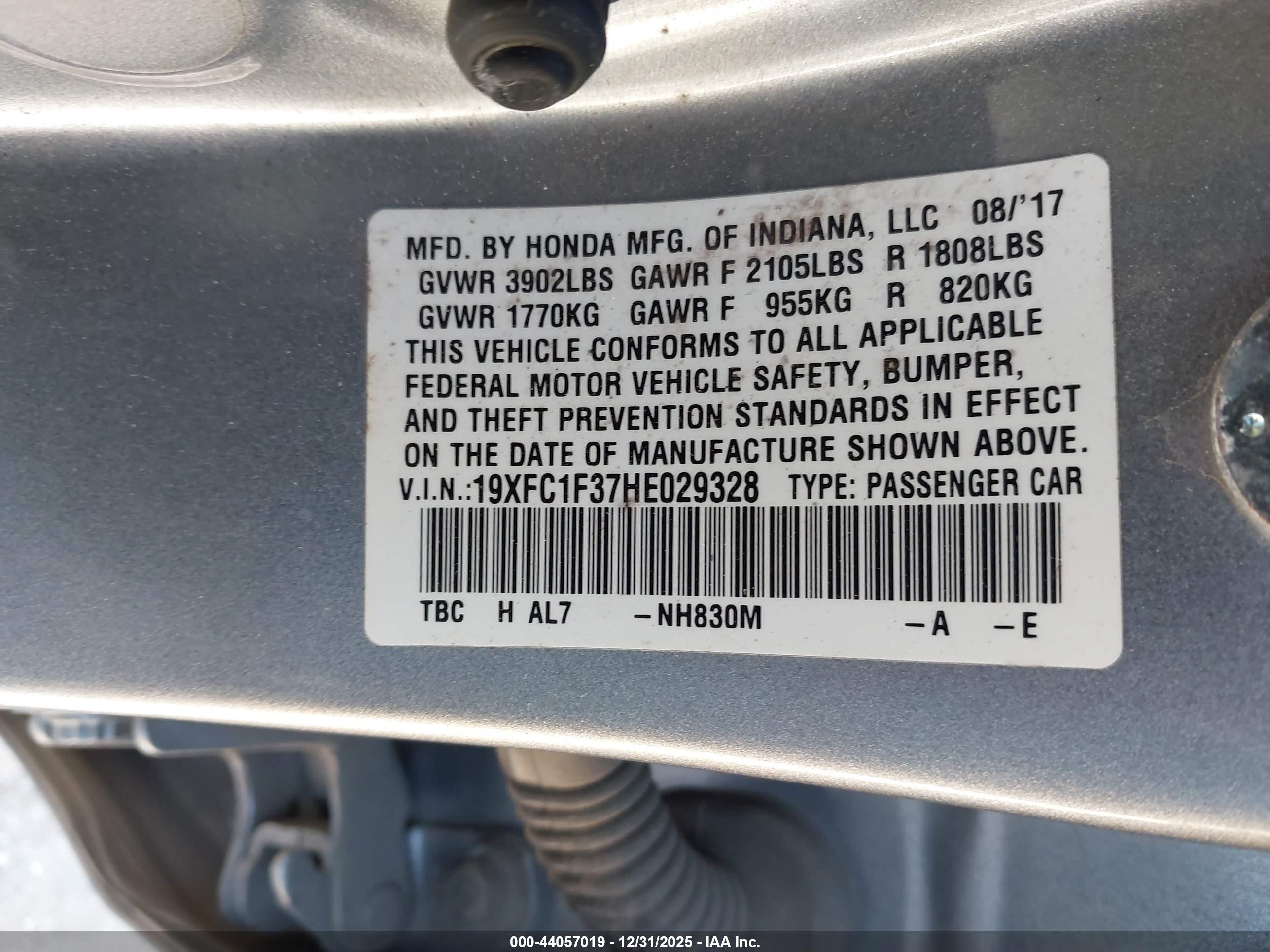 HONDA CIVIC image 9