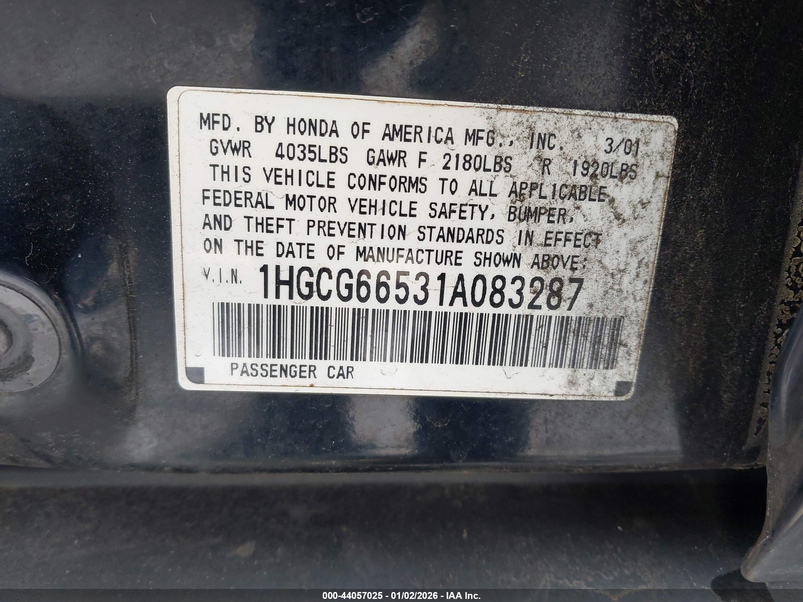 HONDA ACCORD image 9