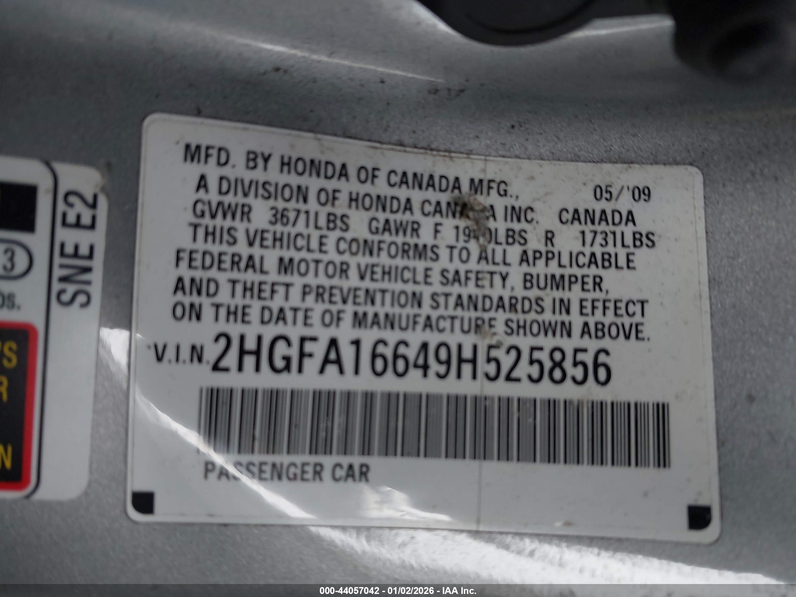 HONDA CIVIC image 9