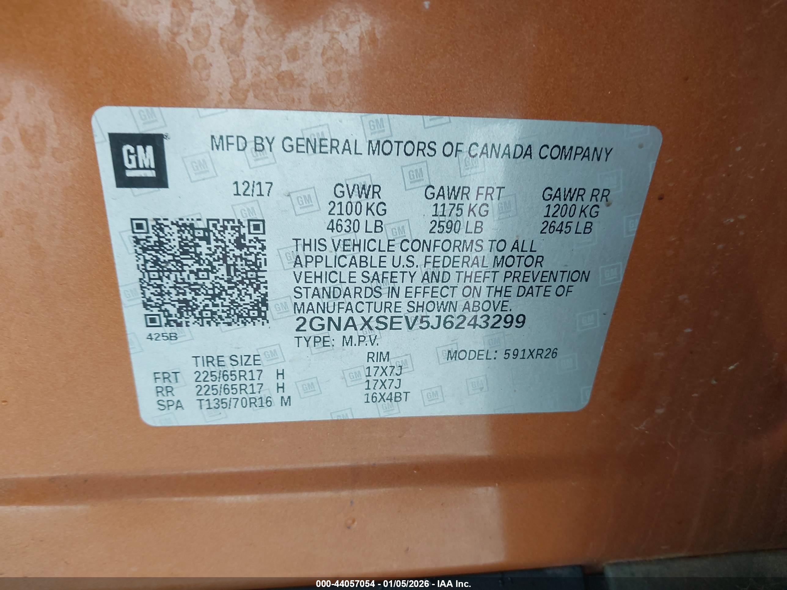 CHEVROLET EQUINOX image 9