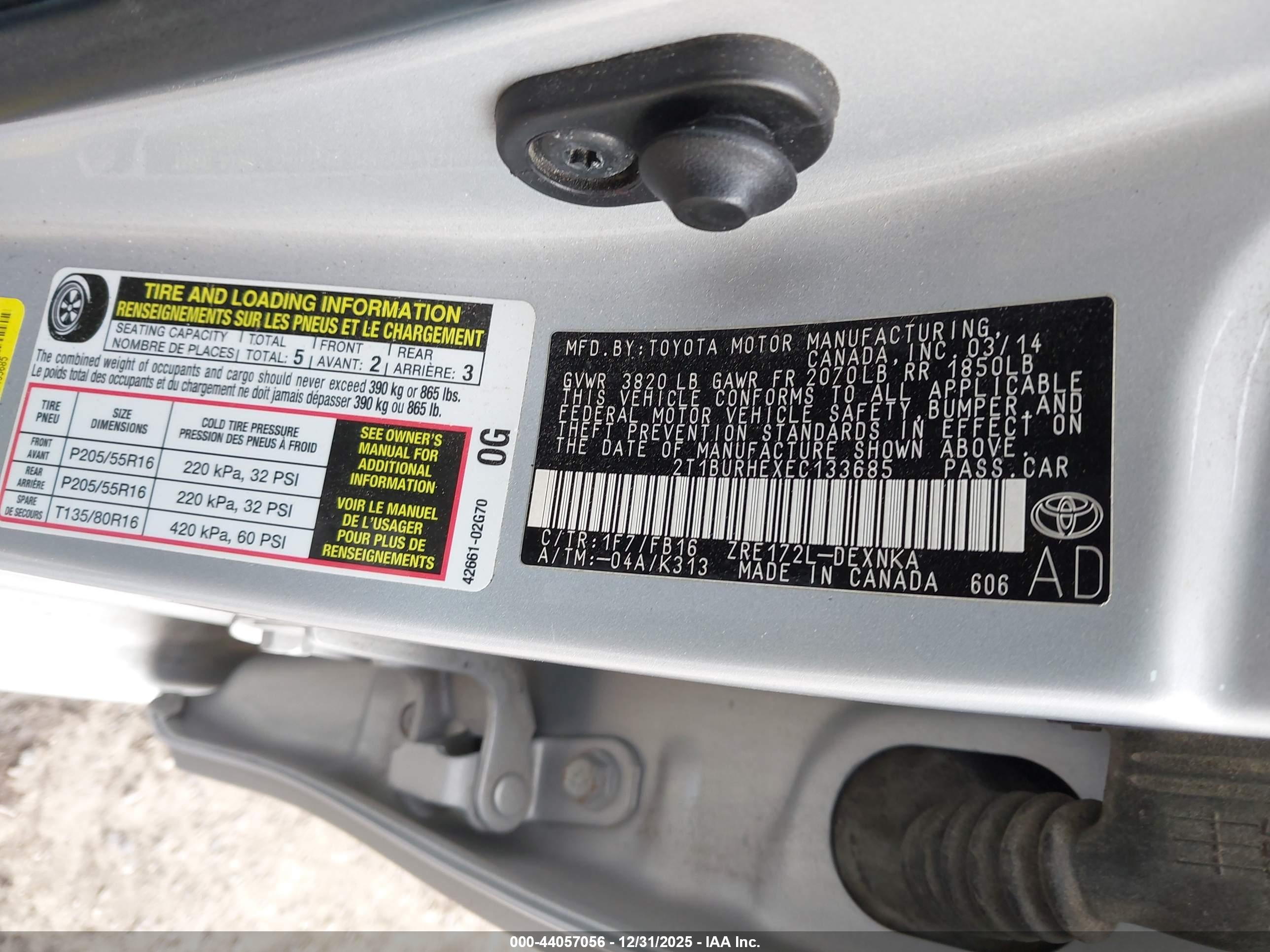 TOYOTA COROLLA image 9