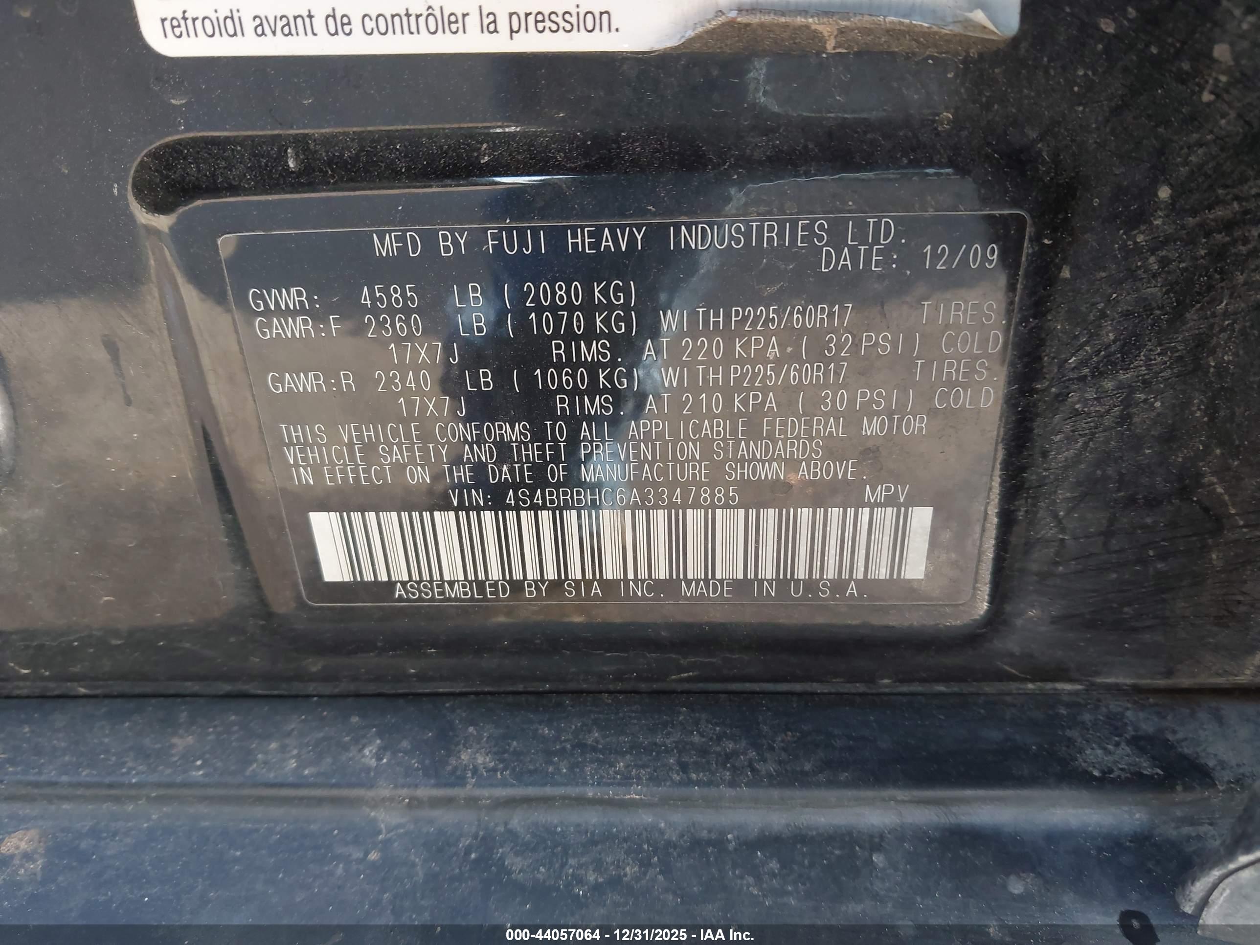 SUBARU OUTBACK image 9