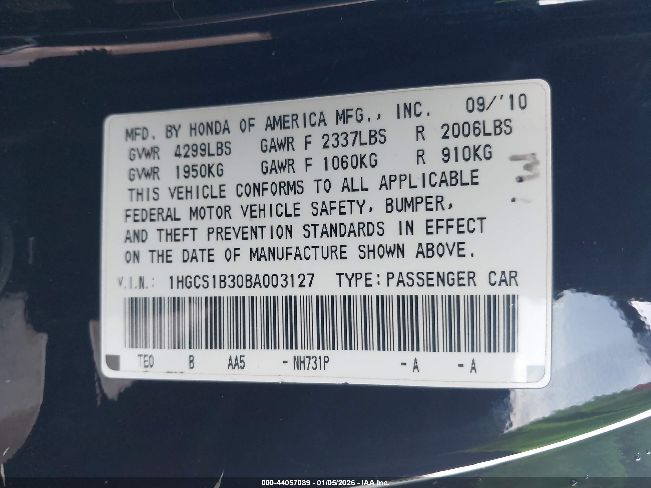 HONDA ACCORD image 9